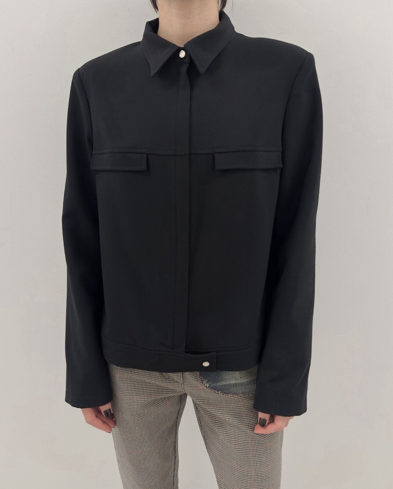 Paco Rabanne DDP Paco Rabanne Wool Blend Blazer Jacket Black Size 42 Size M / US 6-8 / IT 42-44 - 9 Thumbnail