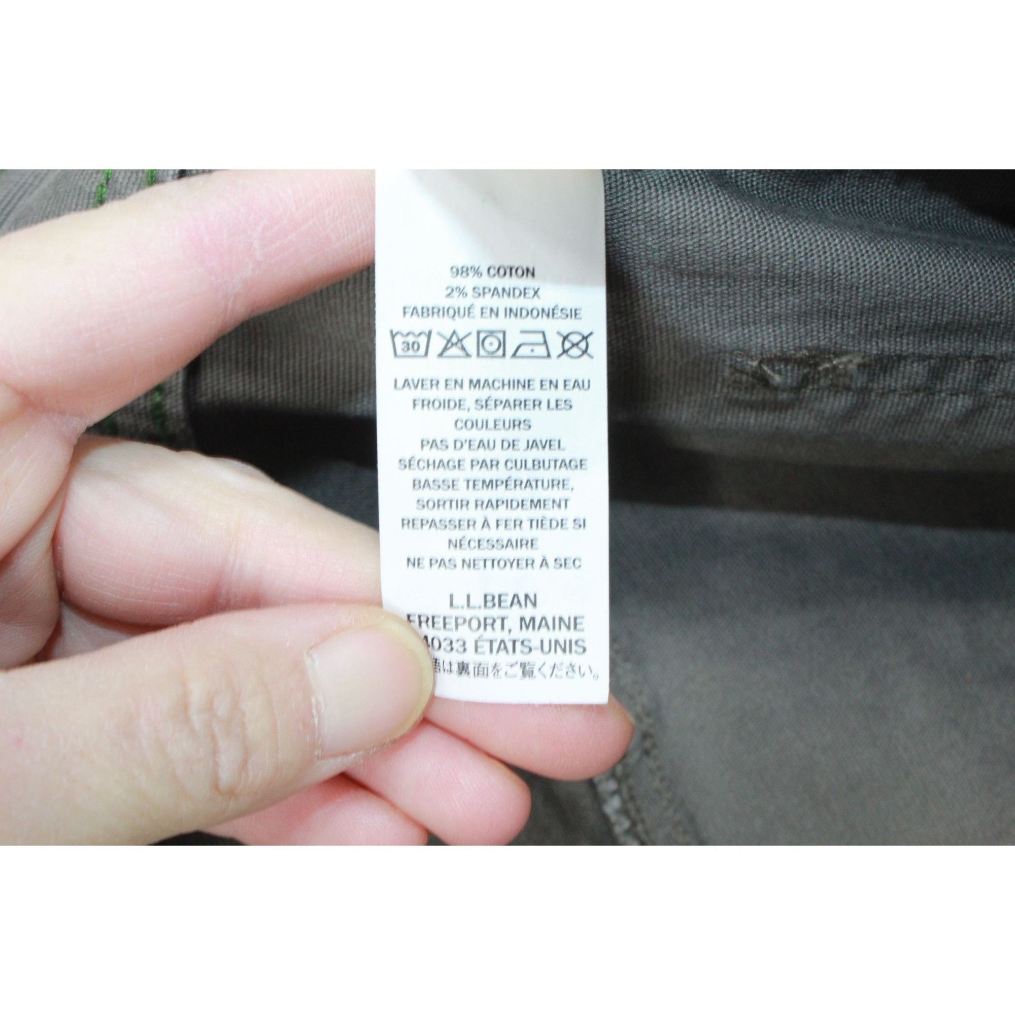 L.L. Bean LL Bean Men's BeanFlex Canvas Pants Cargo 2.0 Straight Leg Size US 35 - 9 Thumbnail