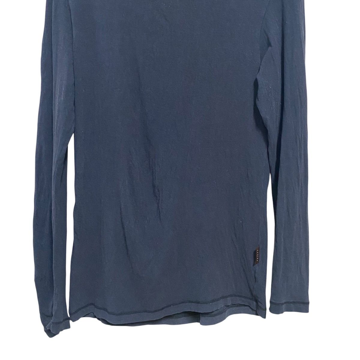 Celine Vintage Celine Navy Longsleeve Shirt Size US M / EU 48-50 / 2 - 4 Thumbnail