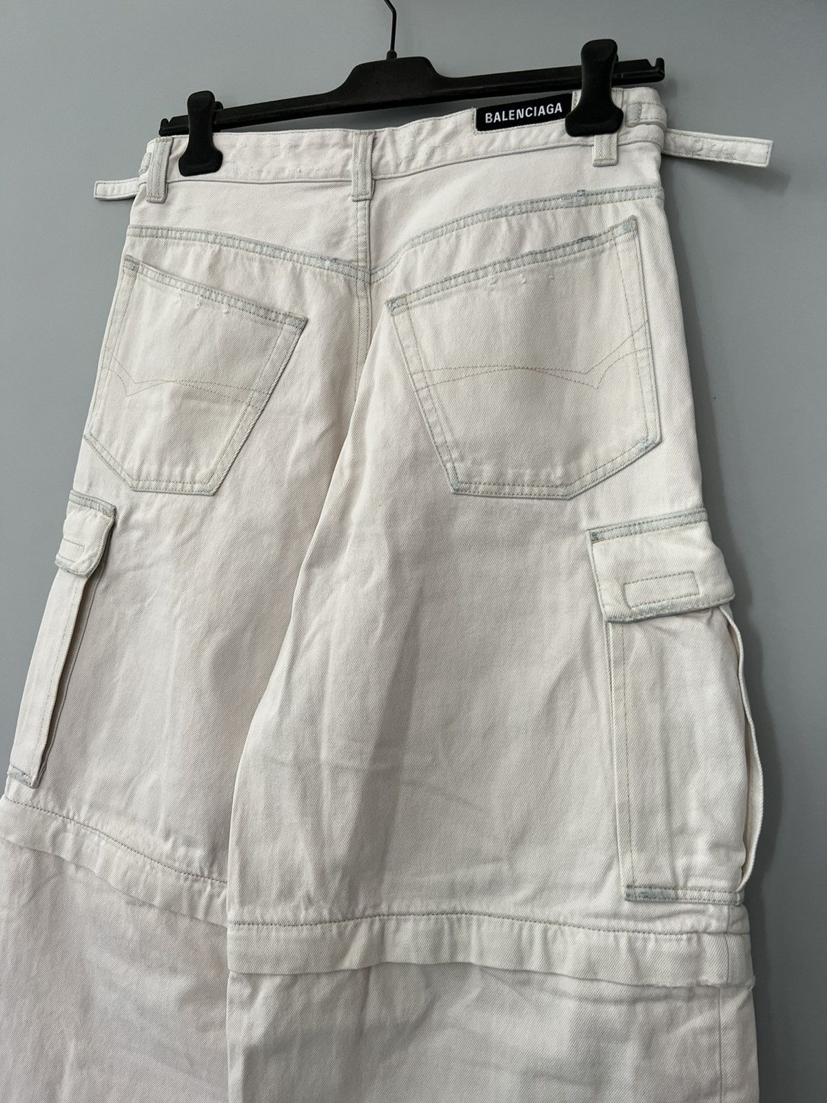 Balenciaga Balenciaga Denim Twill Baggy Cargo Pants Size US 29 - 6 Thumbnail