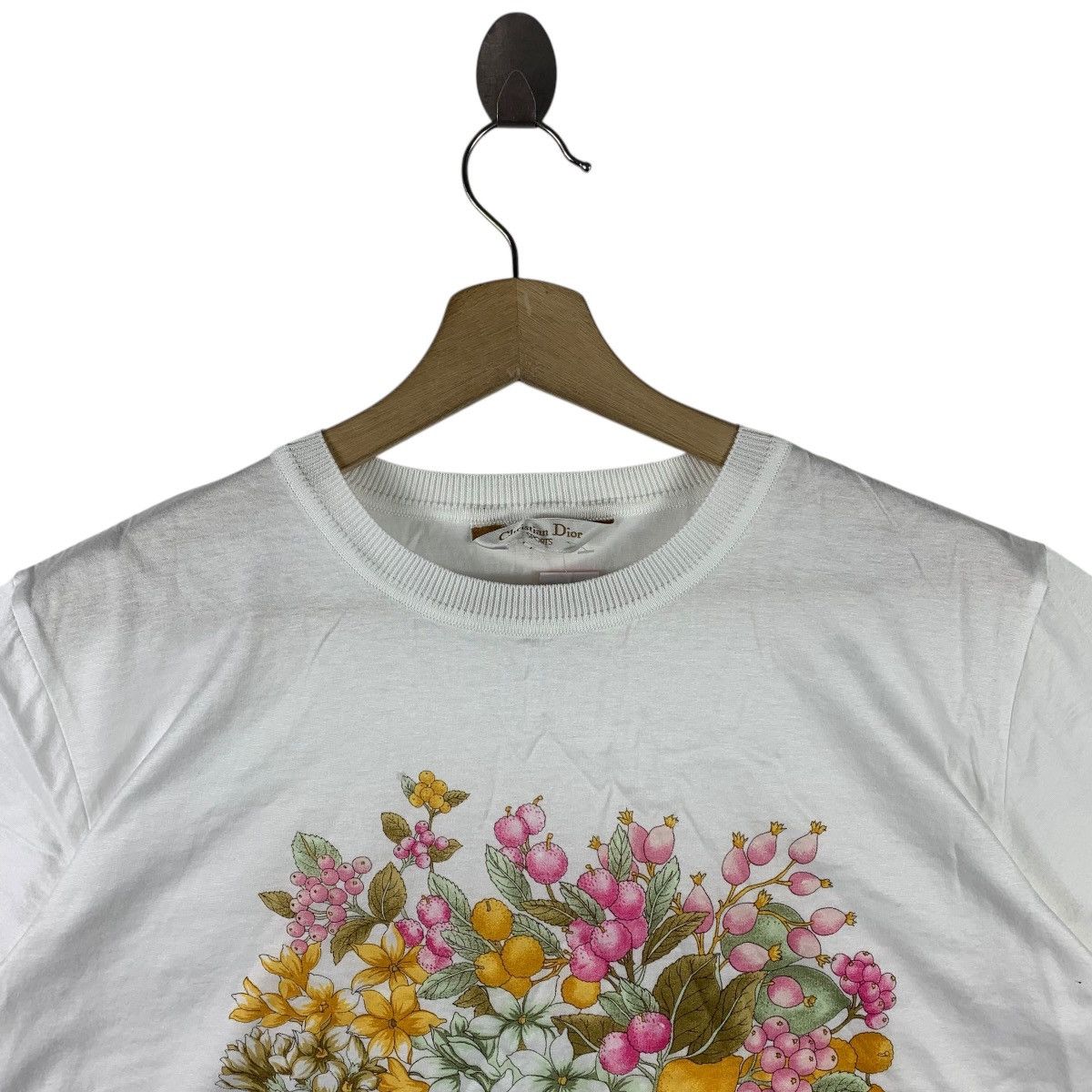 Christian Dior Monsieur × Vintage Vintage CHRISTIAN DIOR sports flowers printed tees Size M / US 6-8 / IT 42-44 - 2 Thumbnail