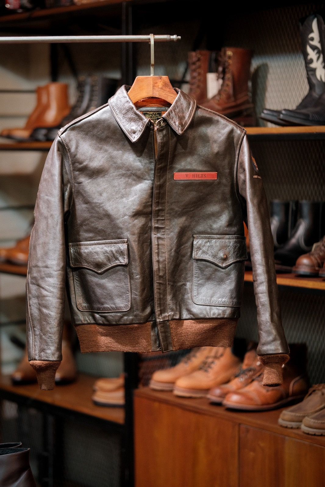 TOYS McCOY Toy Mccoy's Steve Mc Queen Horsehide Flight Jacket Size US S / EU 44-46 / 1 - 1 Thumbnail
