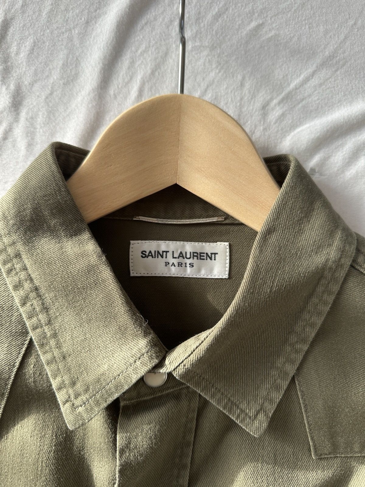 Saint Laurent Paris Saint Laurent Paris Shirt Hedi Slimane Era Size US M / EU 48-50 / 2 - 4 Thumbnail