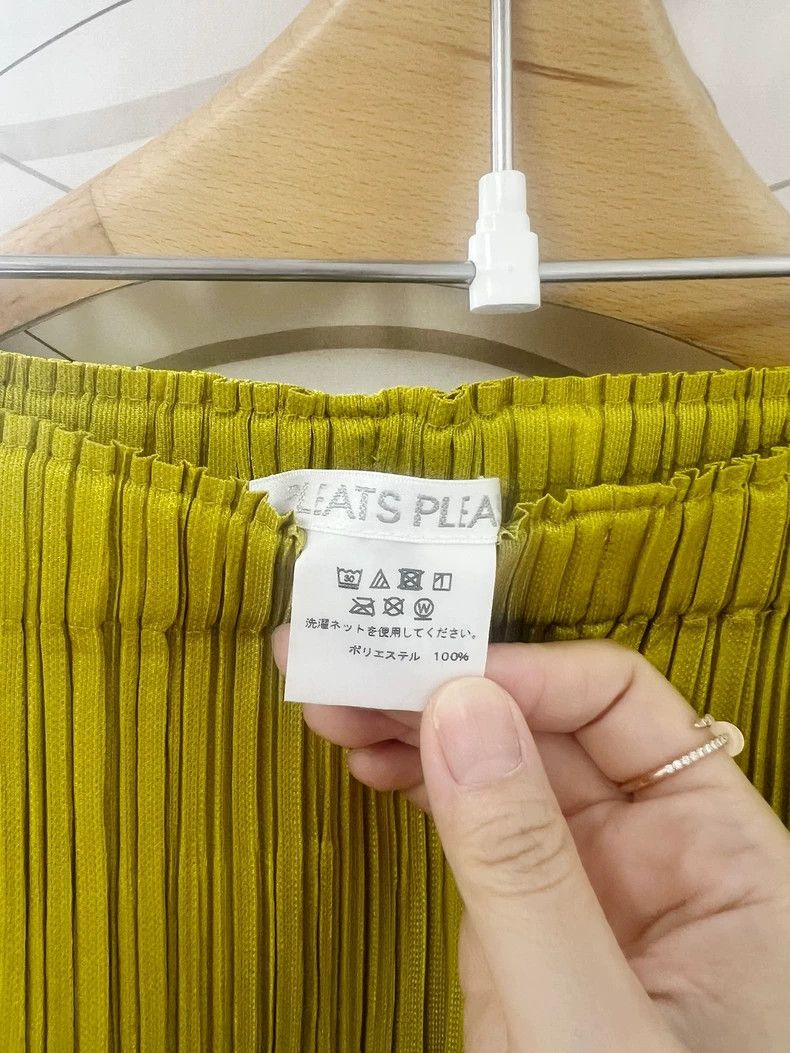 Issey Miyake Issey Miyake size:1 Ginger-yellow pleated puff pants Size 31" - 3 Thumbnail