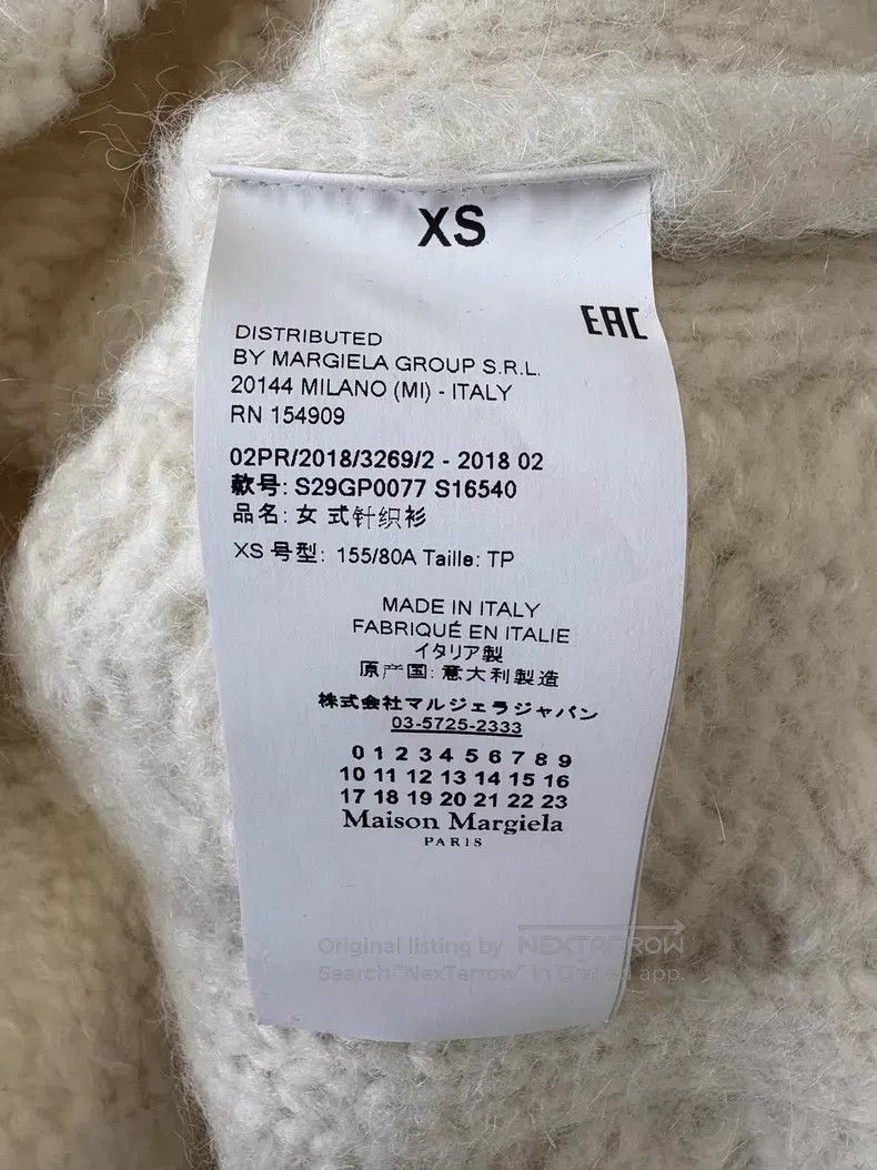 Maison Margiela Maison Margiela Hemp-knitted round-neck thick knitted swea Size XS / US 0-2 / IT 36-38 - 5 Thumbnail