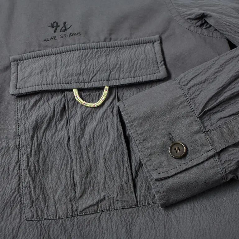 o1y0824 Button Up Shirt in Dark Grey