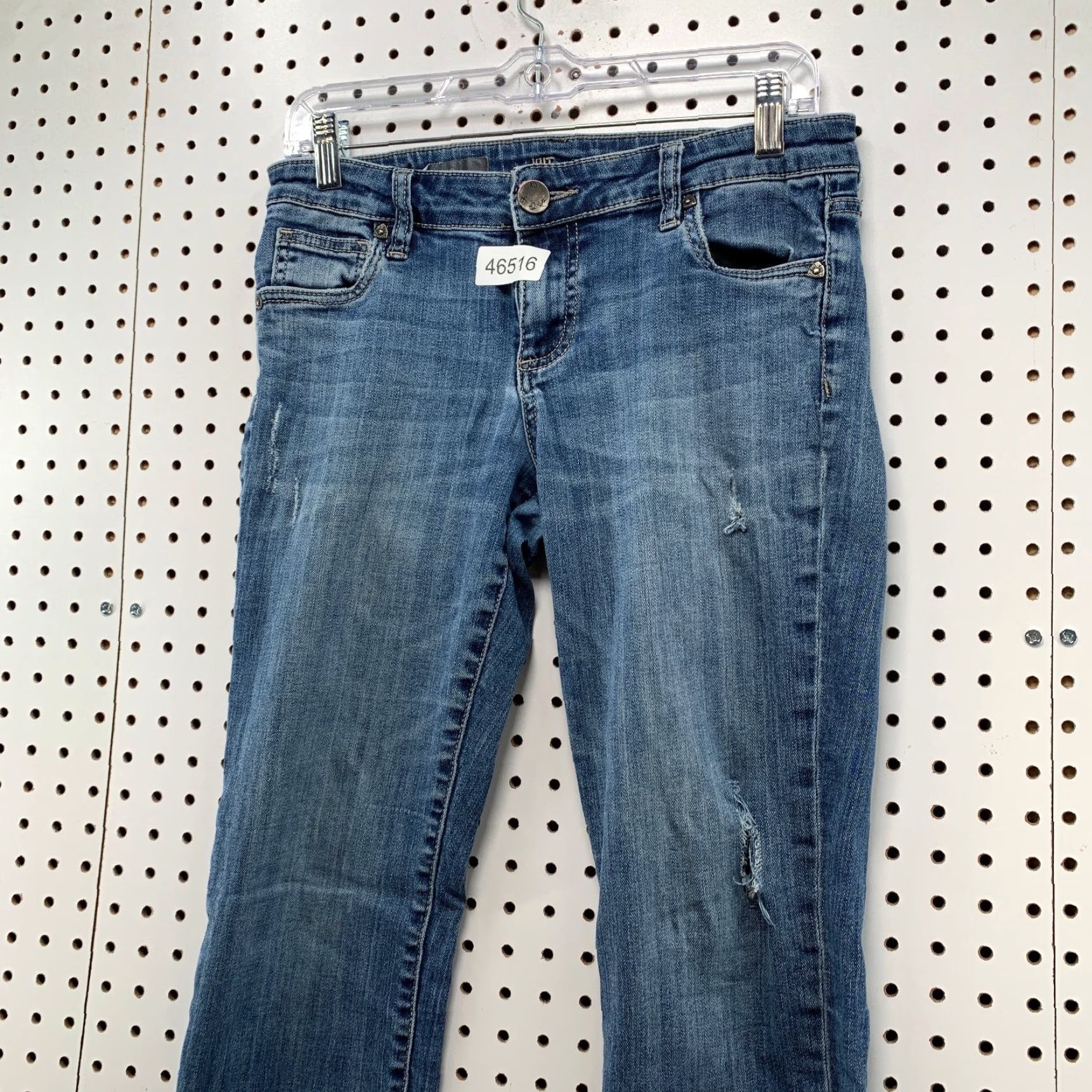 Vintage Kut Boyfriend Denim Jeans Womens Size 4 Blue 30x29 Distressed Size 27" / US 4 / IT 40 - 3 Thumbnail