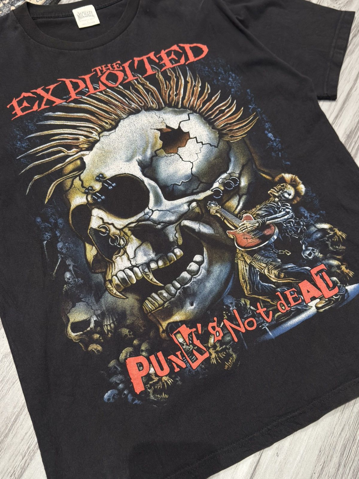 Band Tees 90s Exploited Band Tshirt Size US L / EU 52-54 / 3 - 3 Thumbnail