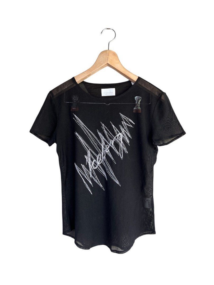 Iceberg Iceberg Made in Italy Net Tshirt Size S / US 4 / IT 40 - 1 Thumbnail