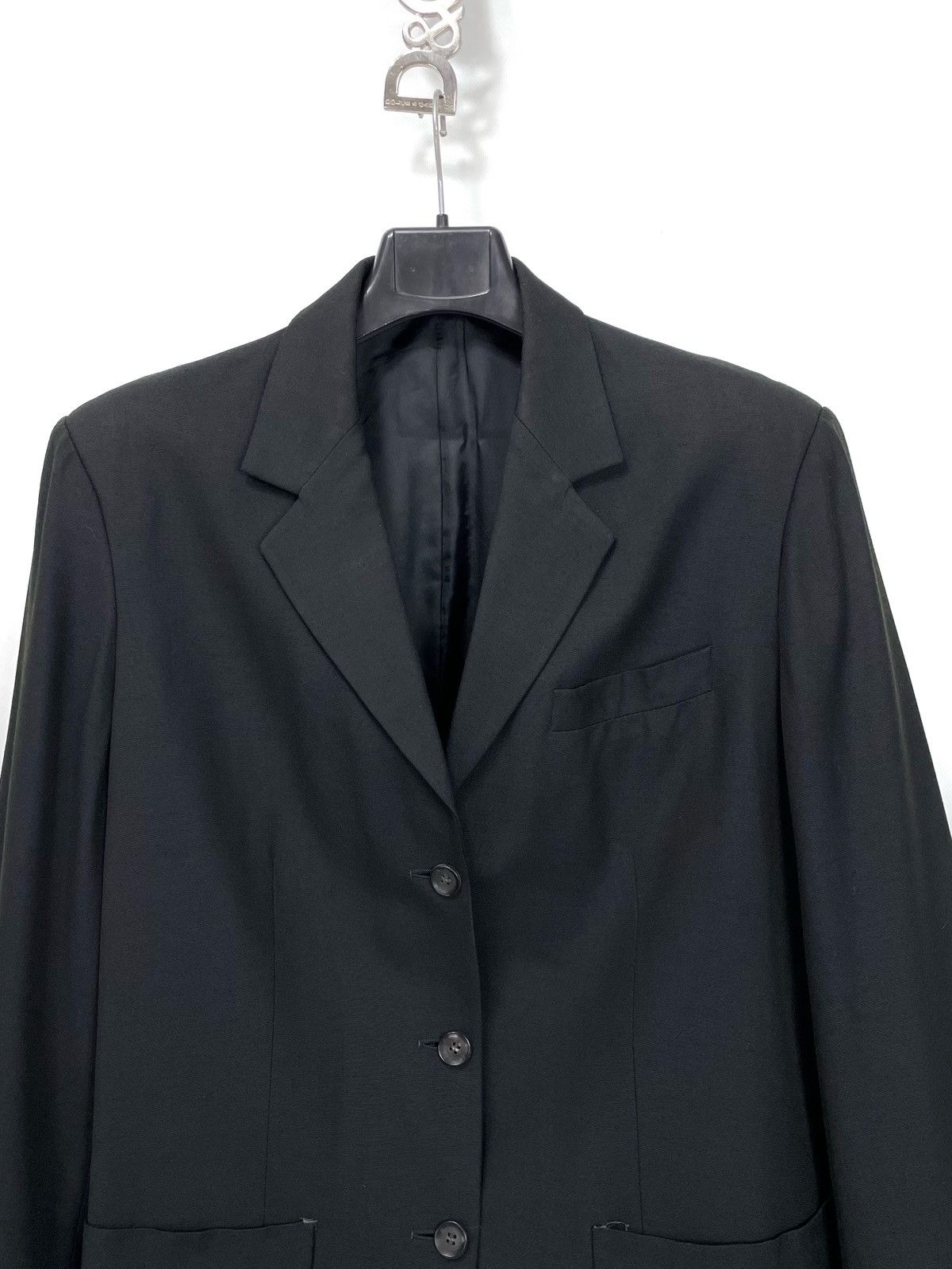 Yohji Yamamoto Vintage Yohji Yamamoto Archive Silk Blend Blazer – Size M Size M / US 6-8 / IT 42-44 - 16 Thumbnail