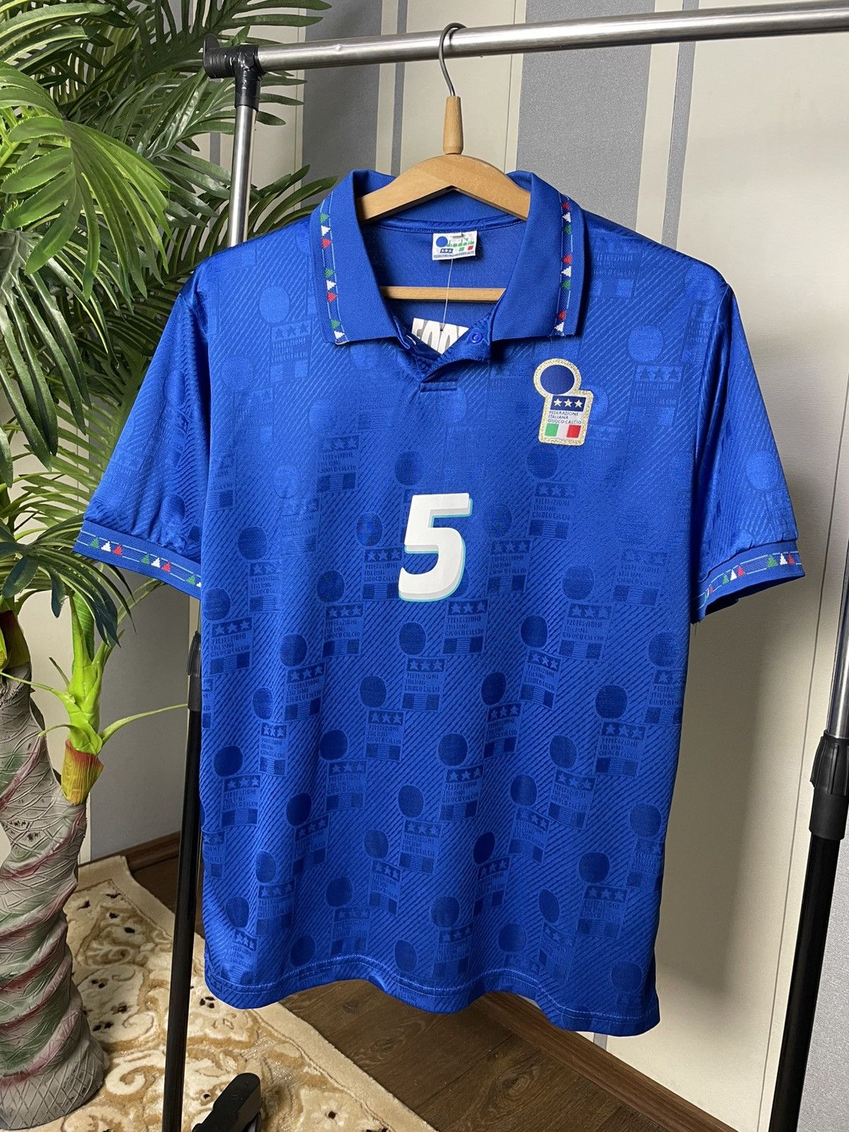 Diadora Vintage 1994 Soccer Jersey Paulo Maldini Italia Size XL Size US XL / EU 56 / 4 - 1 Thumbnail