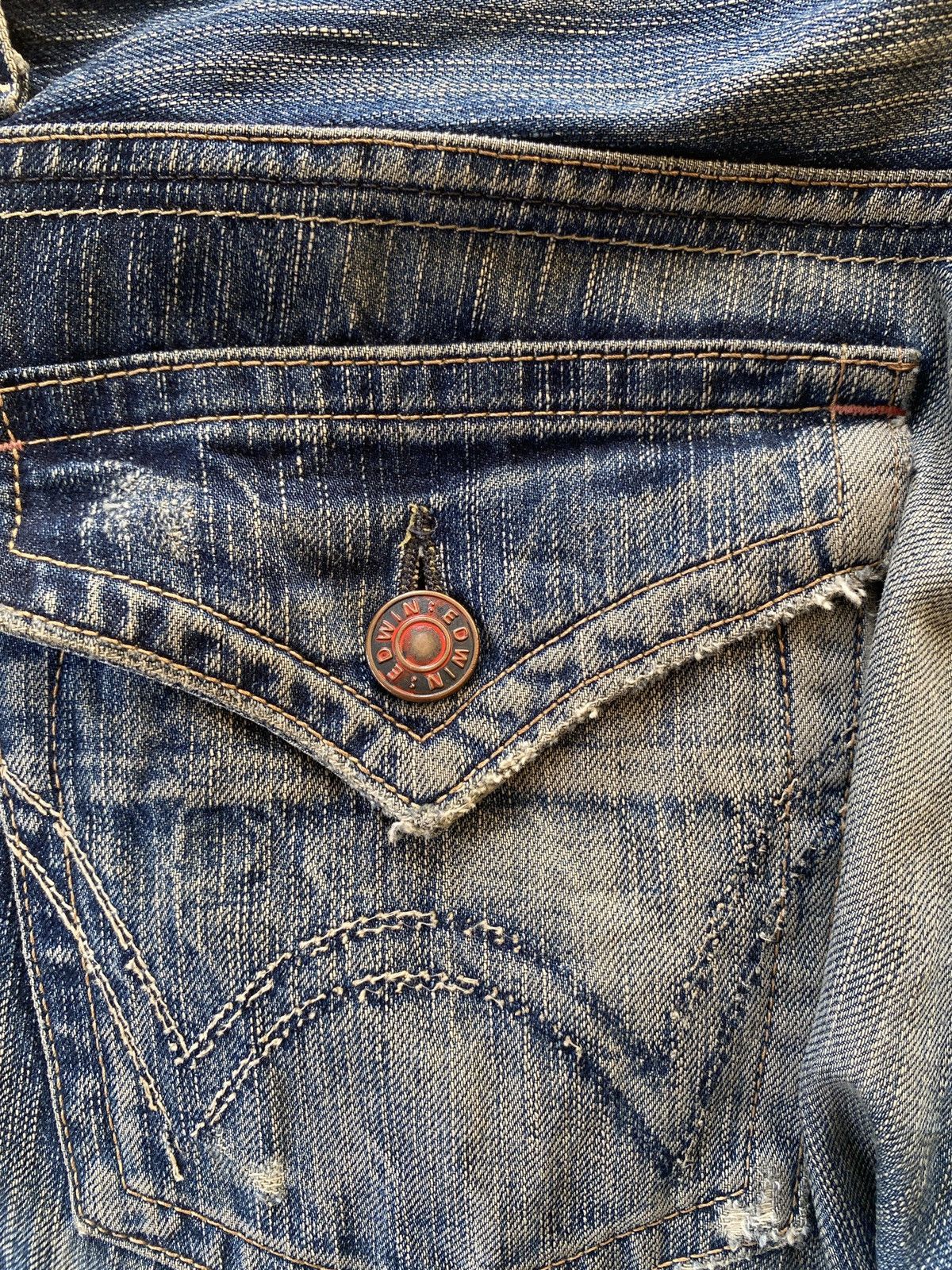 Edwin × Vintage Vintage edwin 503 flare denim Size US 30 / EU 46 - 9 Thumbnail