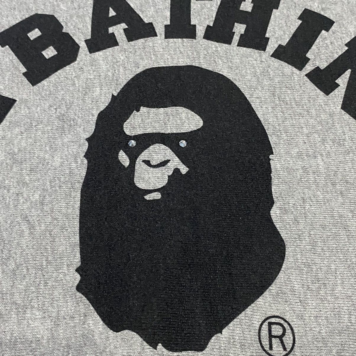 Bape Bape College Swarovski Crewneck OG Gray Size US L / EU 52-54 / 3 - 7 Thumbnail