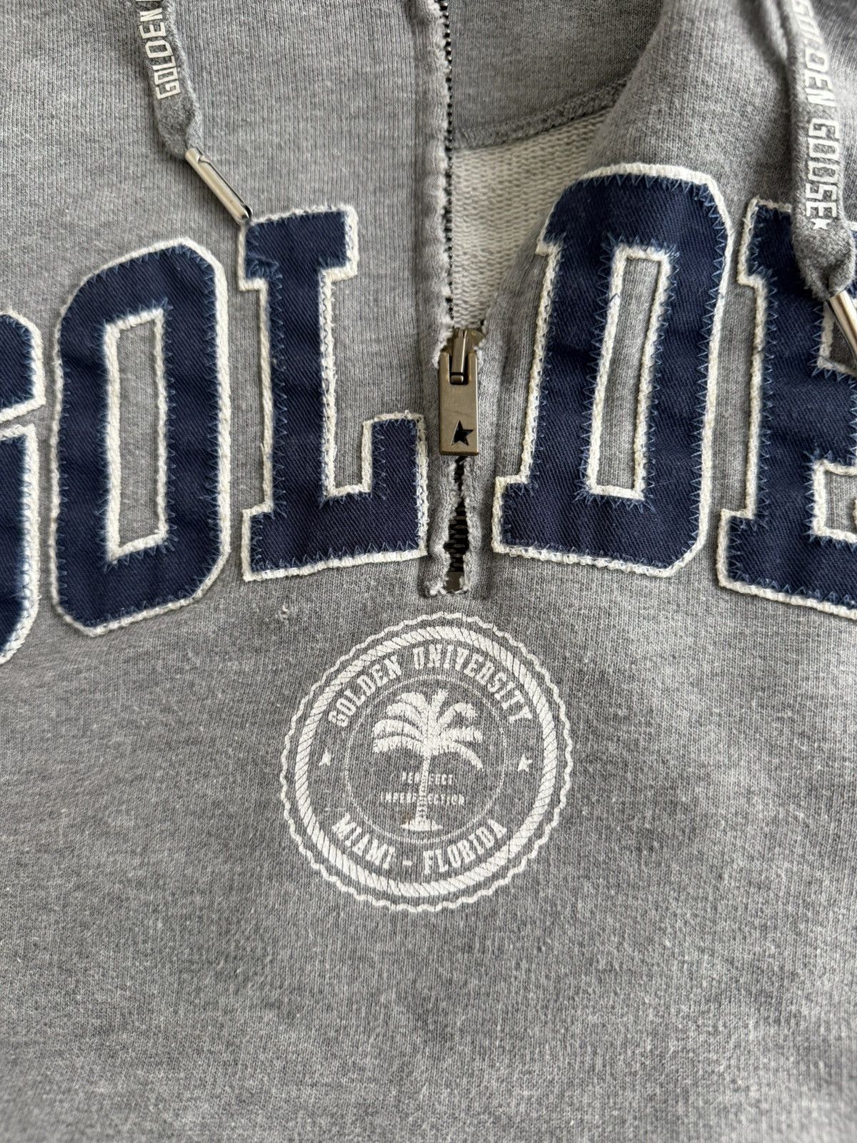 Golden Goose Golden Goose Logo Print Cropped Hoodie Size M Size M / US 6-8 / IT 42-44 - 8 Thumbnail