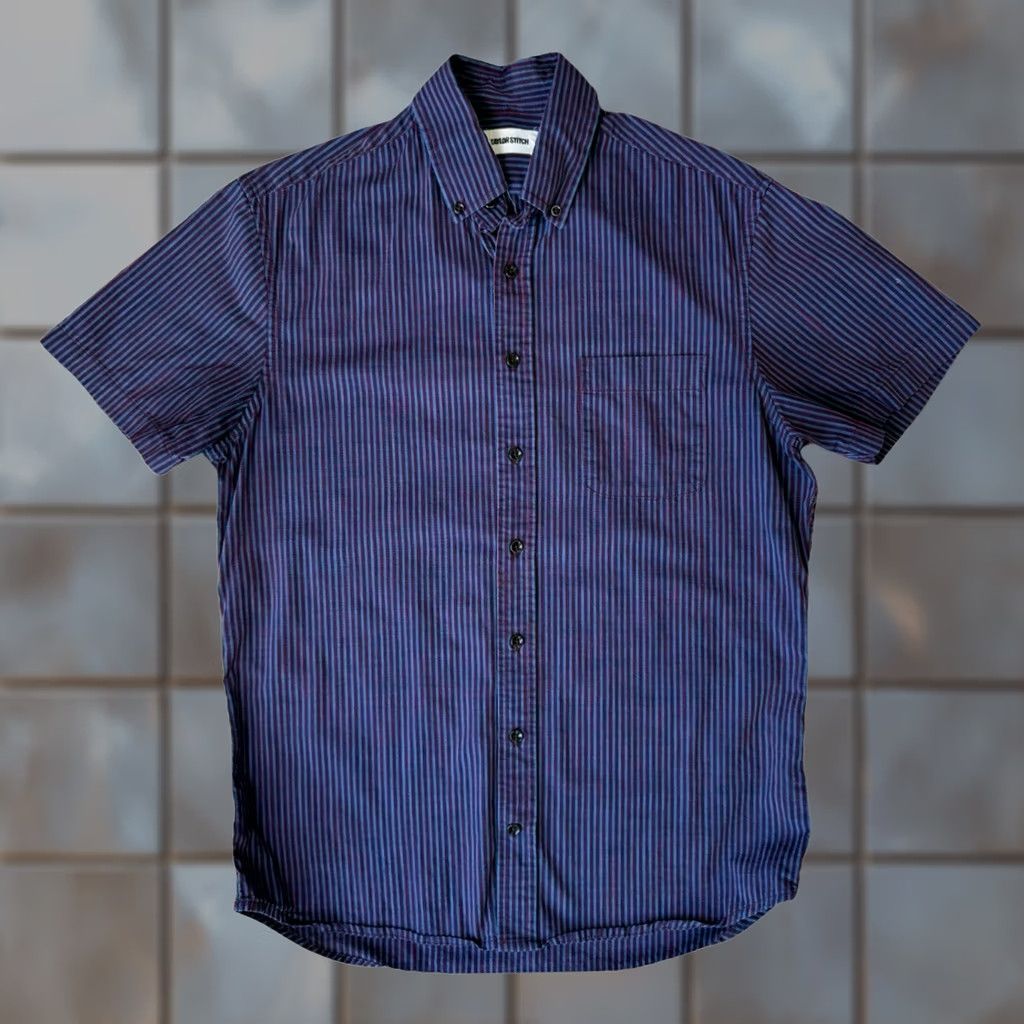 Taylor Stitch Taylor Stitch Short Sleeve Jack Shirt 38 Multicolor Striped Cotton Button-Up Size US M / EU 48-50 / 2 - 1 Thumbnail