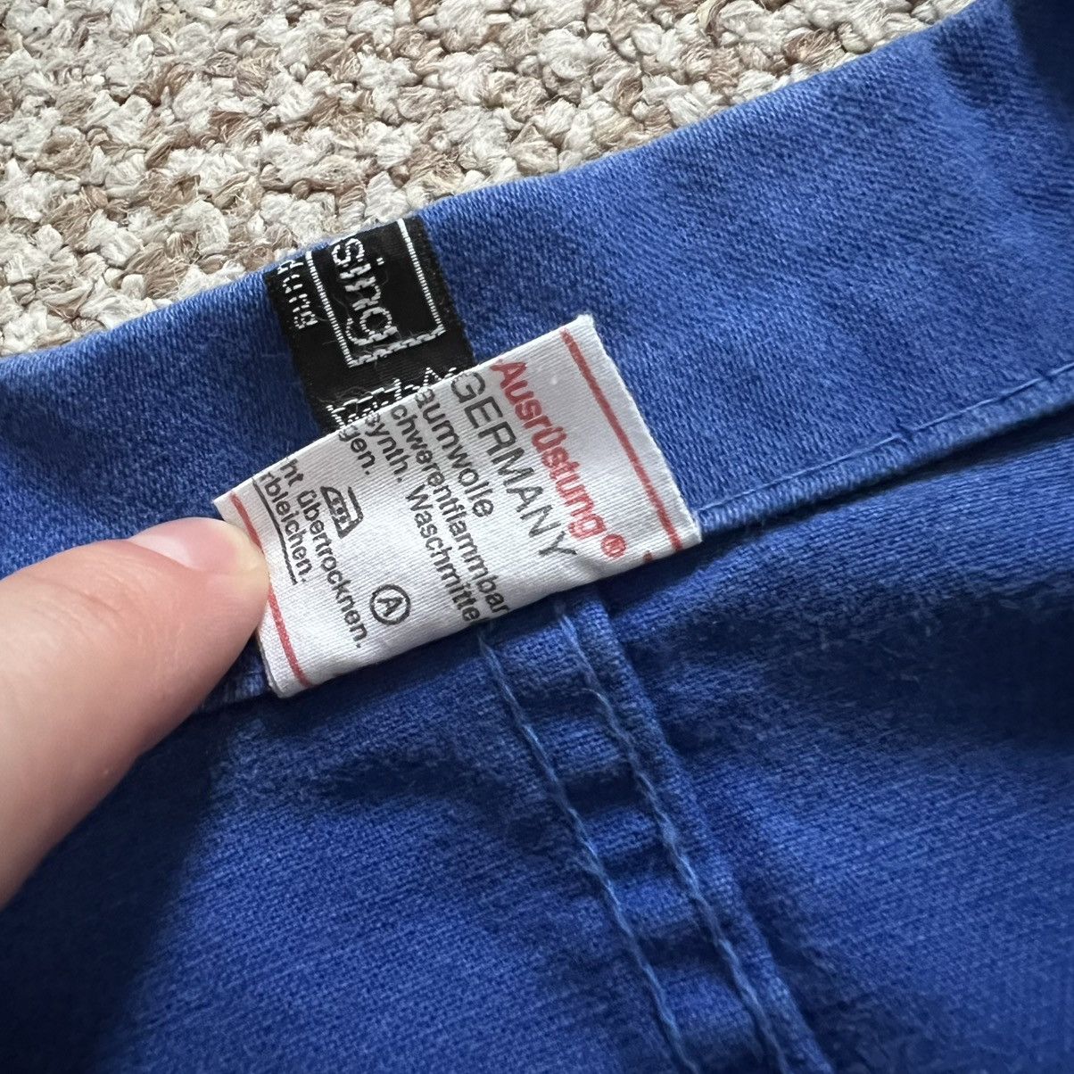 Vintage Vintage German sanfor faded works chore jacket Size US XL / EU 56 / 4 - 17 Thumbnail