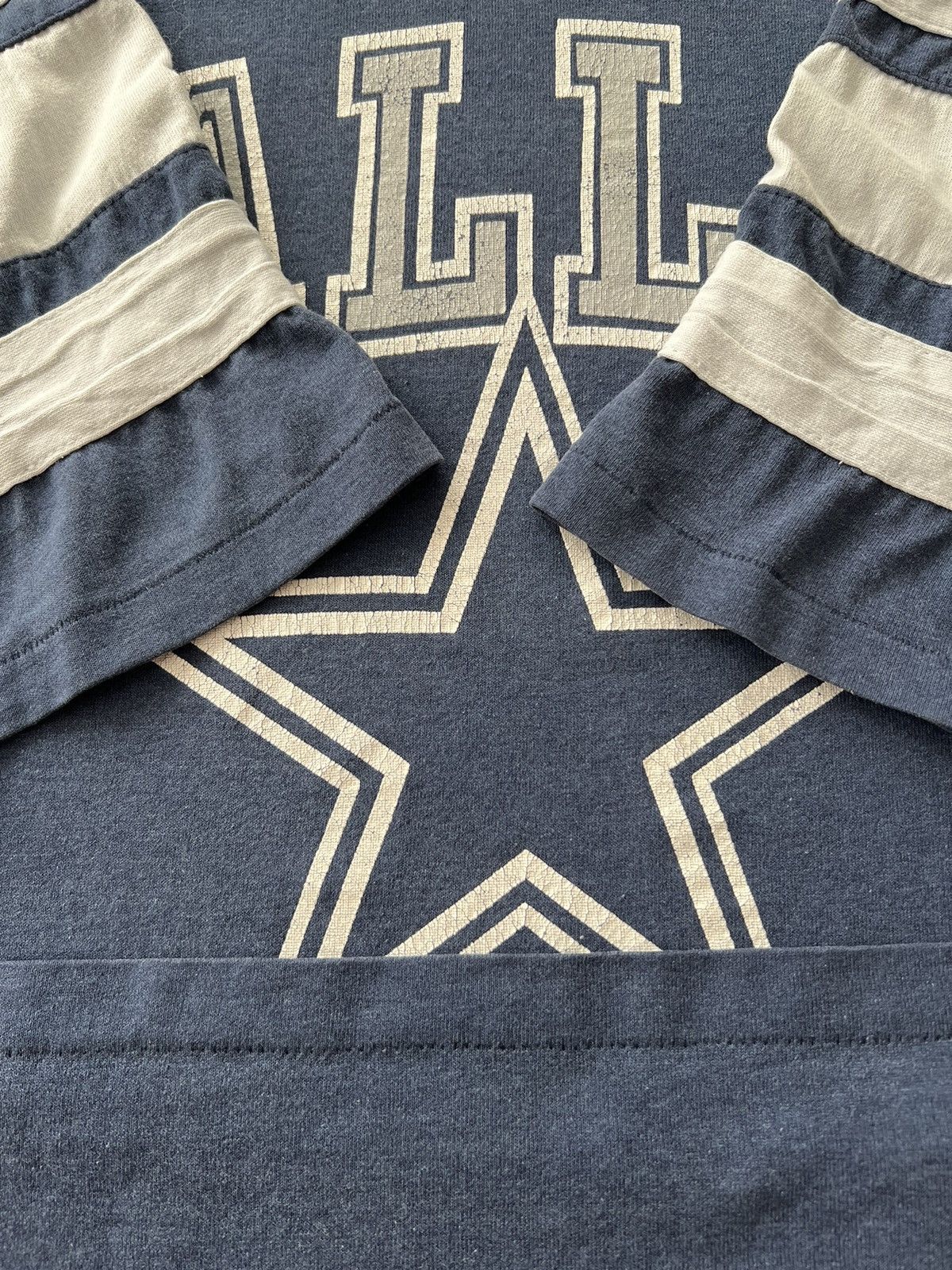 NFL Vintage 90s Dallas Cowboys NFL Logo 7 T-shirt Size US L / EU 52-54 / 3 - 7 Thumbnail