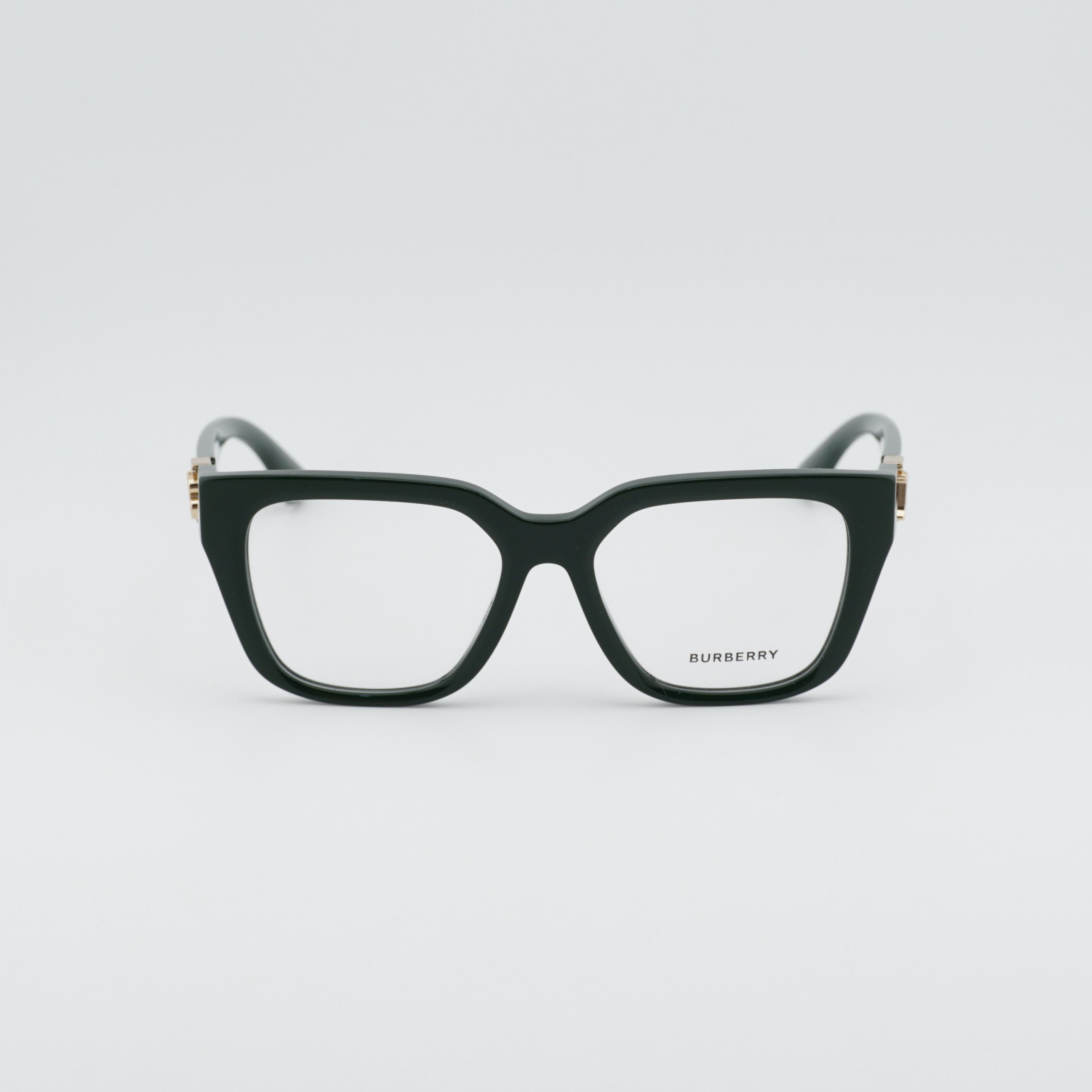 Burberry Burberry BE2403 4038 Eyeglasses Green 53mm Square Frame Size ONE SIZE - 7 Thumbnail