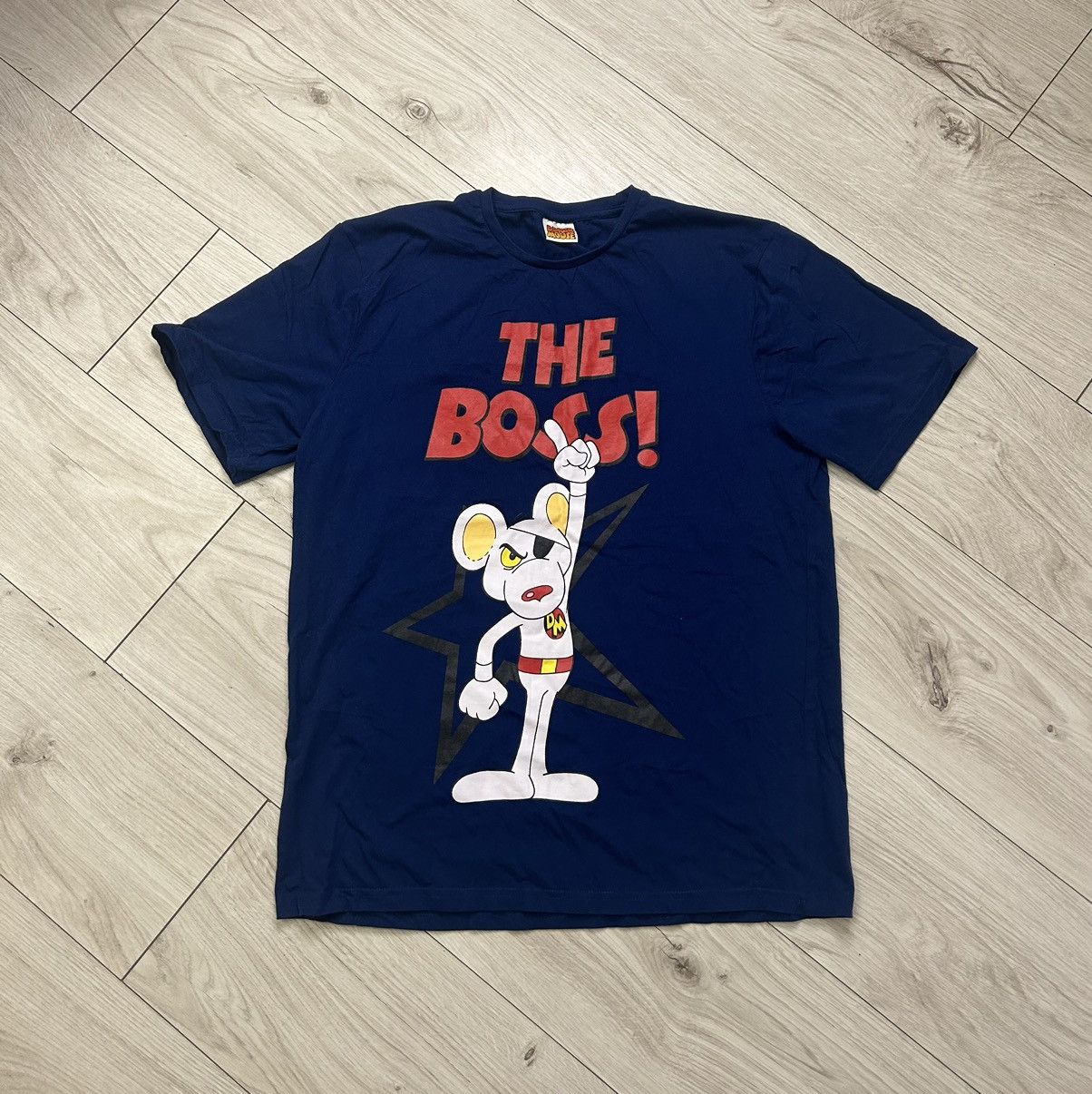 Cartoon Network × Vintage Danger Mouse T-Shirt Big Printed Graphic in Front Size M Size US M / EU 48-50 / 2 - 1 Thumbnail