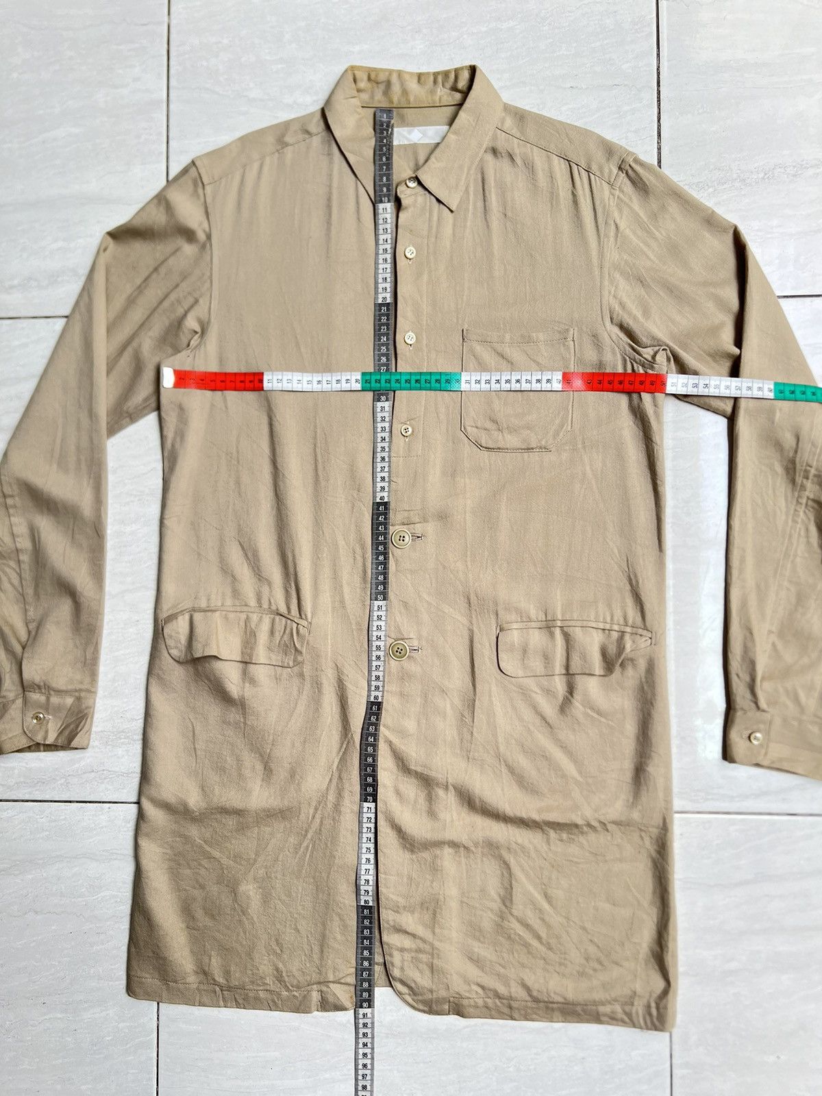 Japanese Brand ETHOSENS Long Shirt Size US S / EU 44-46 / 1 - 7 Thumbnail