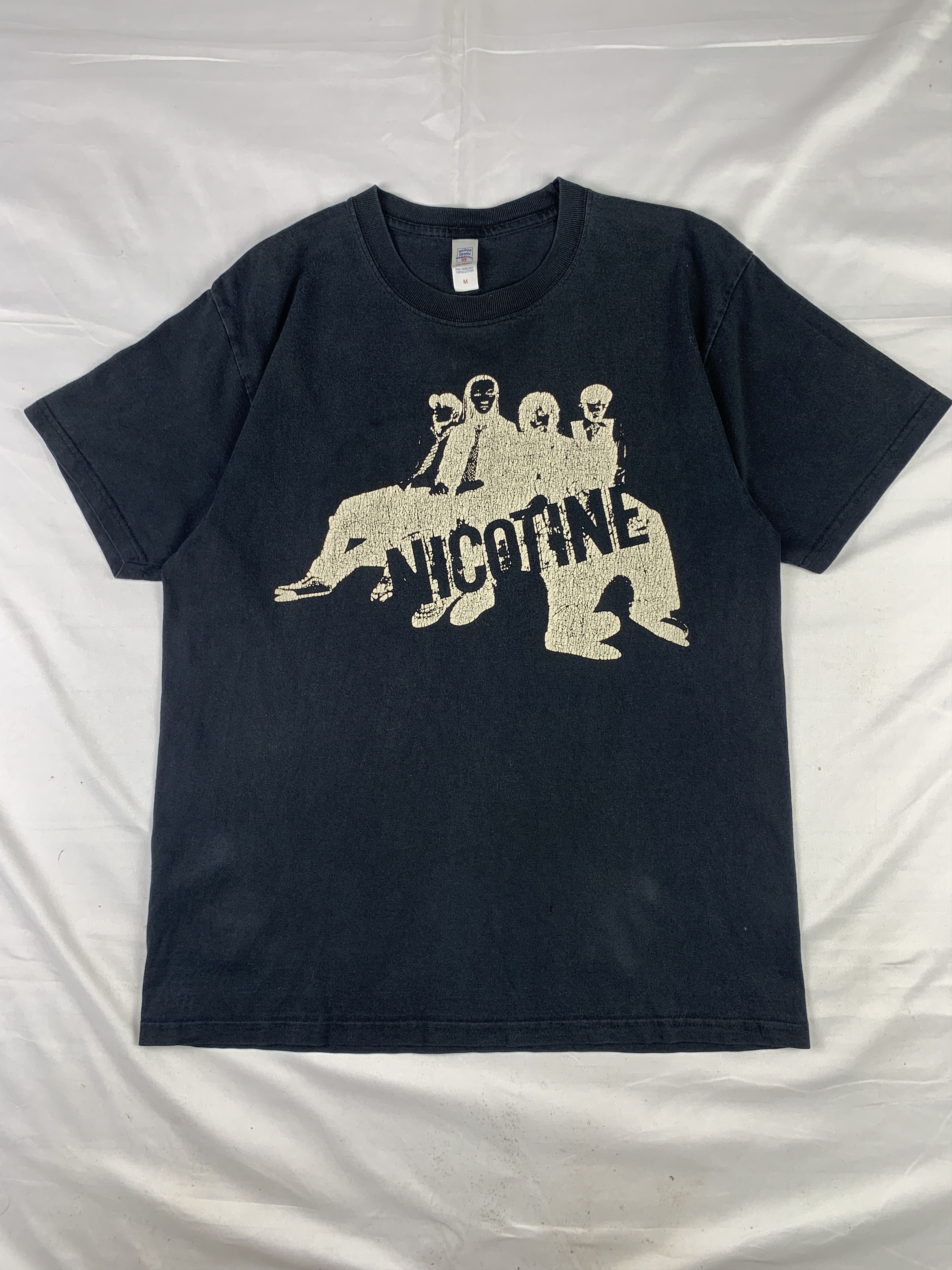 Band Tees 2009 Nicotine "Soundquake" Album Tour Faded Tee Size US M / EU 48-50 / 2 - 1 Thumbnail