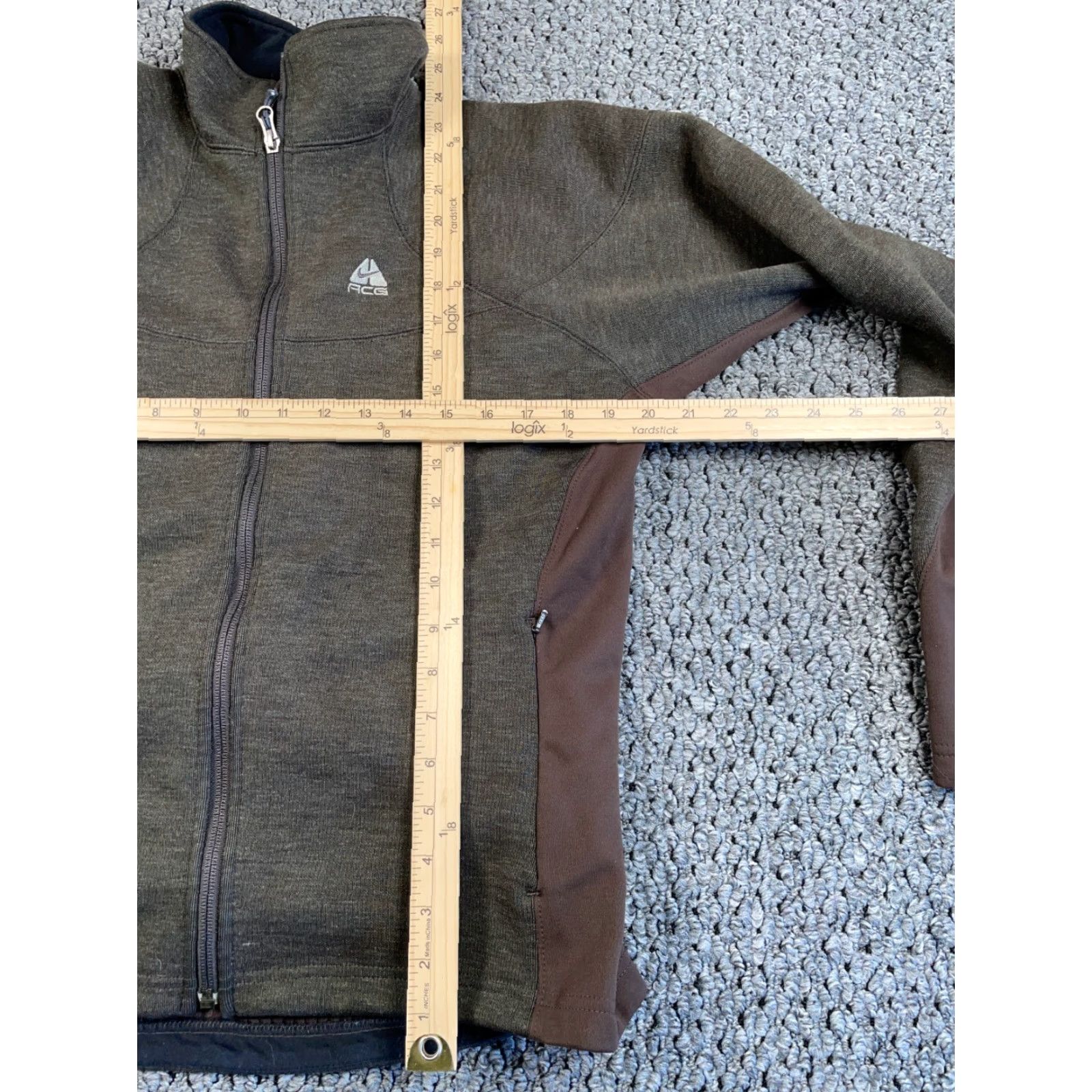 Nike ACG Nike ACG Sweatshirt Zip Thermal Women's Medium Brown All Conditions Gear Size M / US 6-8 / IT 42-44 - 7 Thumbnail