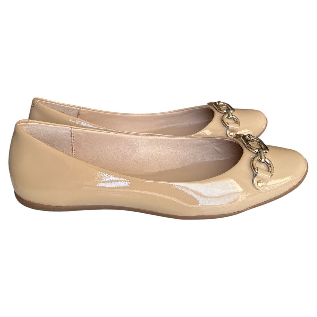 Kate Spade KATE SPADE NEW YORK Beige Leather Ballet Flats, US8 Size US 8 / IT 38 - 1 Thumbnail