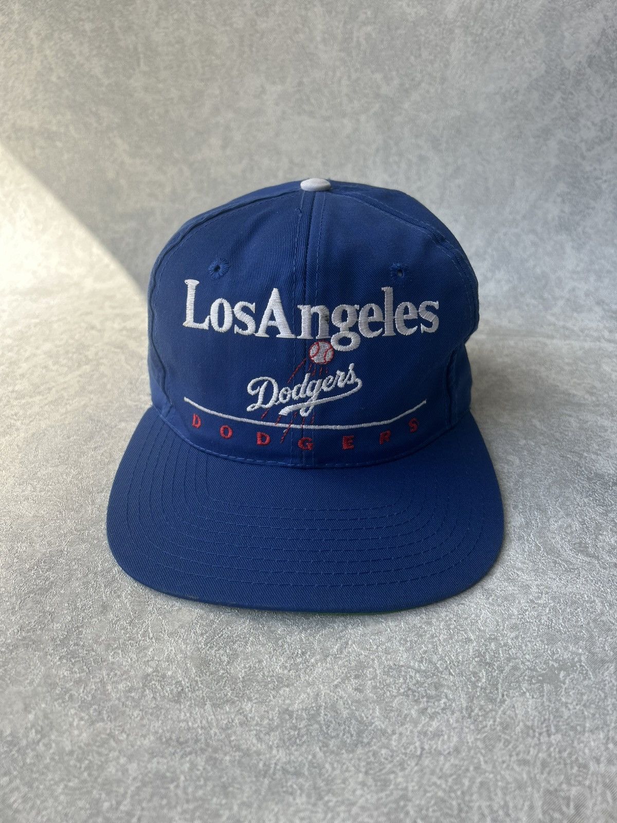 Twins Vintage 90s Los Angeles Dodgers Split Bar SnapBack Hat Rare Size ONE SIZE - 2 Thumbnail