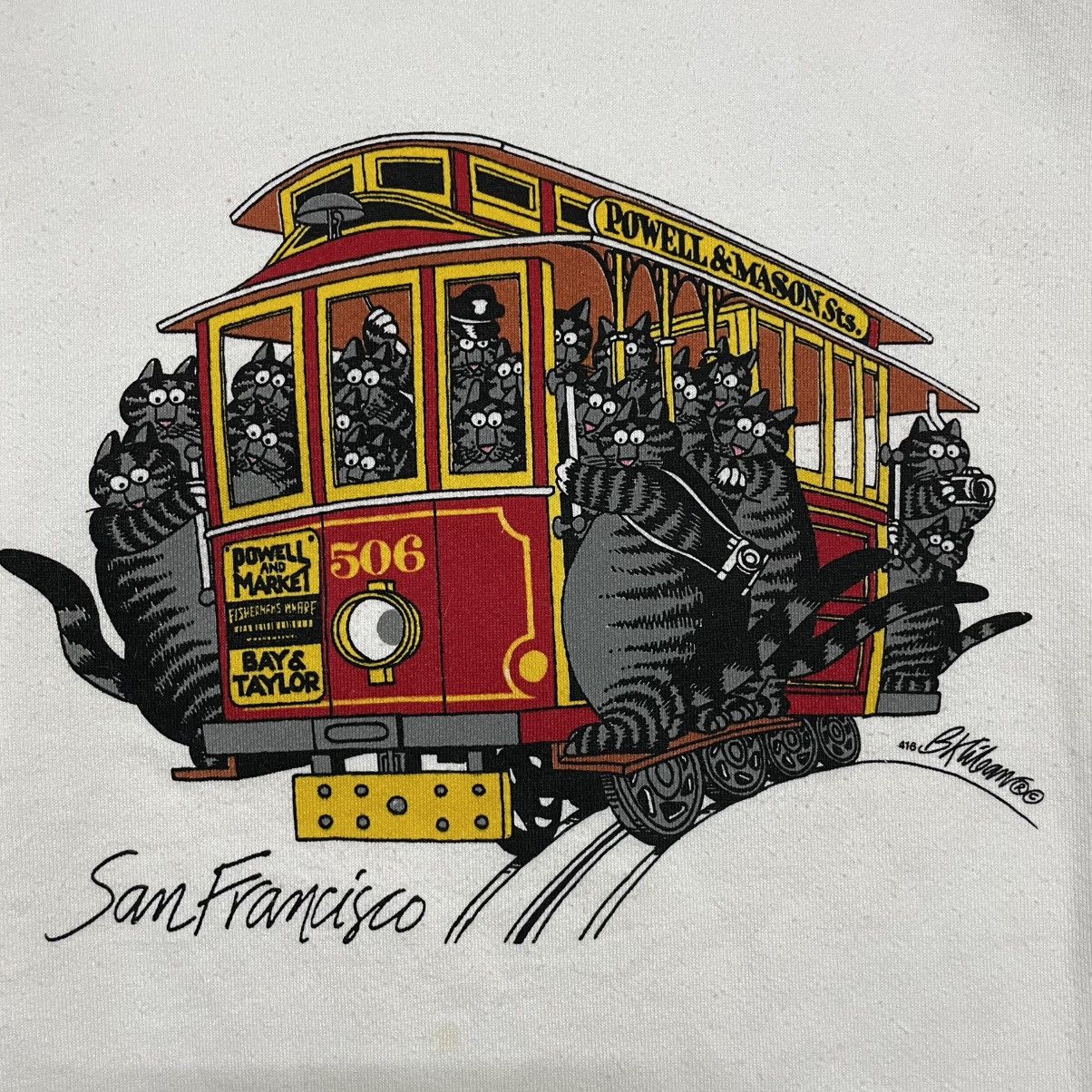 Vintage Vintage 90s Carzyshirts San Francisco B.Kliban Crewneck Size US XL / EU 56 / 4 - 3 Thumbnail