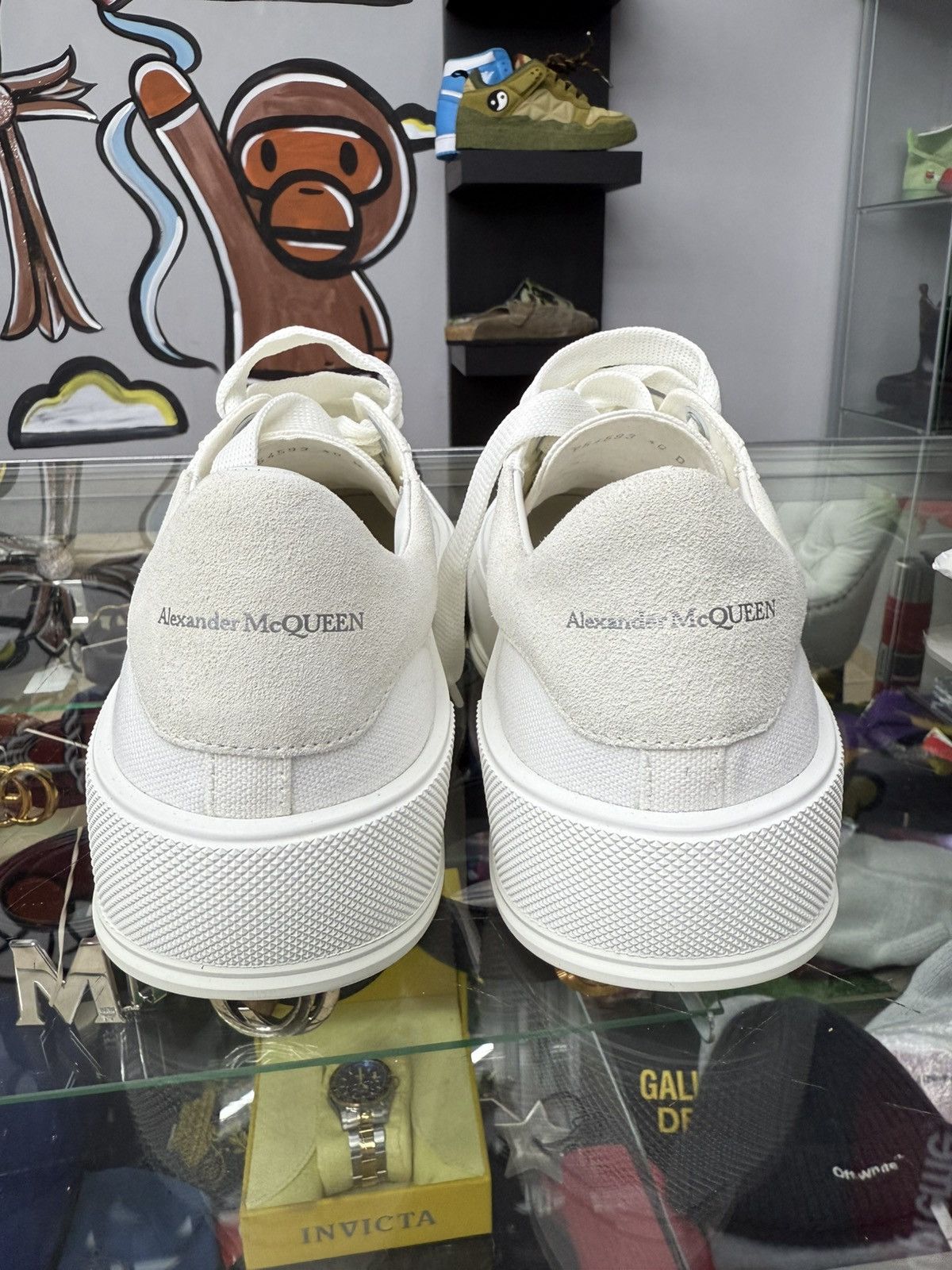 Alexander McQueen ALEXANDER MCQUEEN White Deck Plimsoll Sneaker 40 / 7 US NEW Size US 7 / EU 40 - 25 Thumbnail