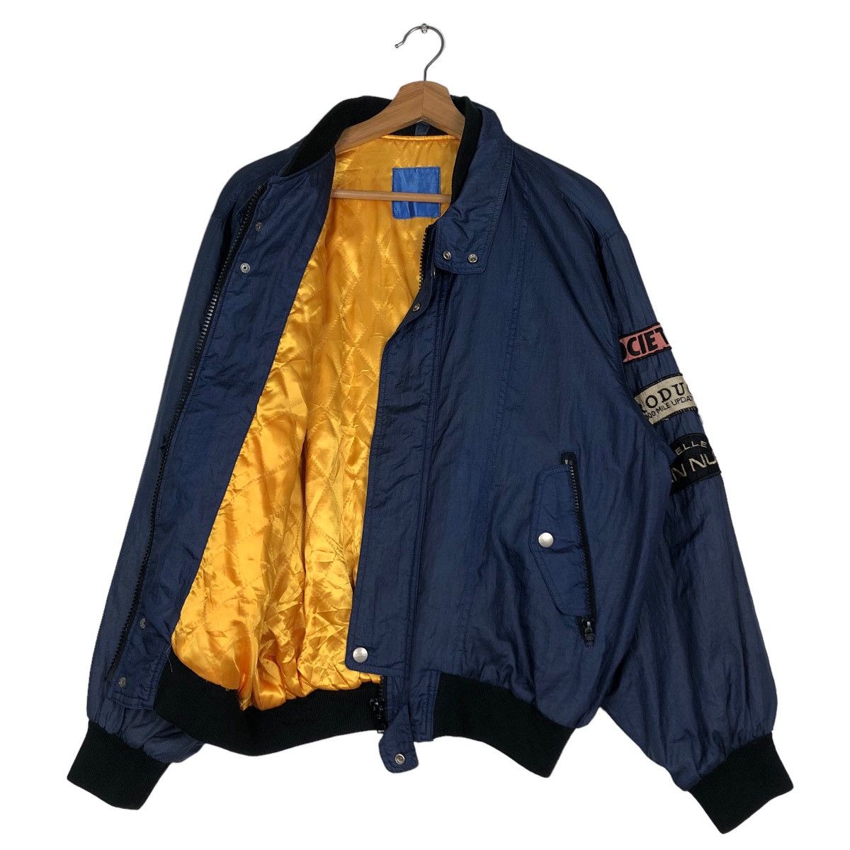 Japanese Brand 🔥Vintage Bomber Jacket Bad Boy Club Big Logo Size US M / EU 48-50 / 2 - 11 Thumbnail