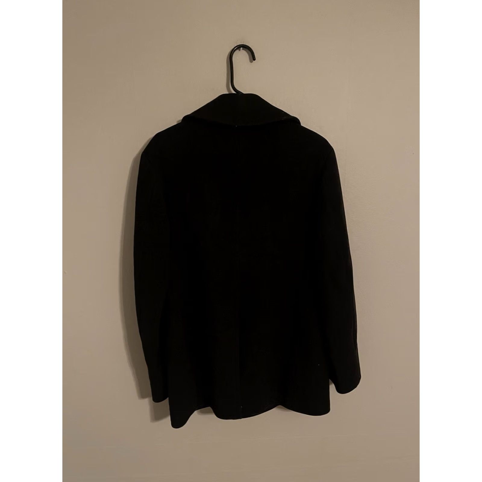 Vintage VINTAGE Naval Clothing Depot Heavy Wool Pea Coat - Men's 36, Black, Regular Fit, 36 Chest, 31" Length, Wool, Button, Coat Size US XXS / EU 40 - 3 Thumbnail