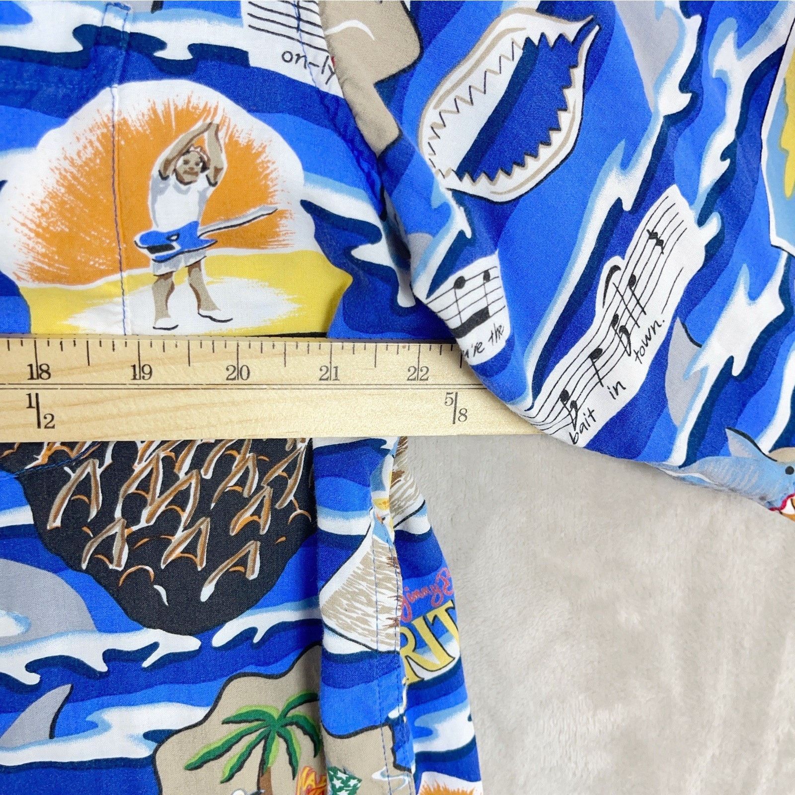 Reyn Spooner Reyn Spooner X Jimmy Buffet Shark Bait Hawaiian Shirt Large Size US L / EU 52-54 / 3 - 8 Thumbnail