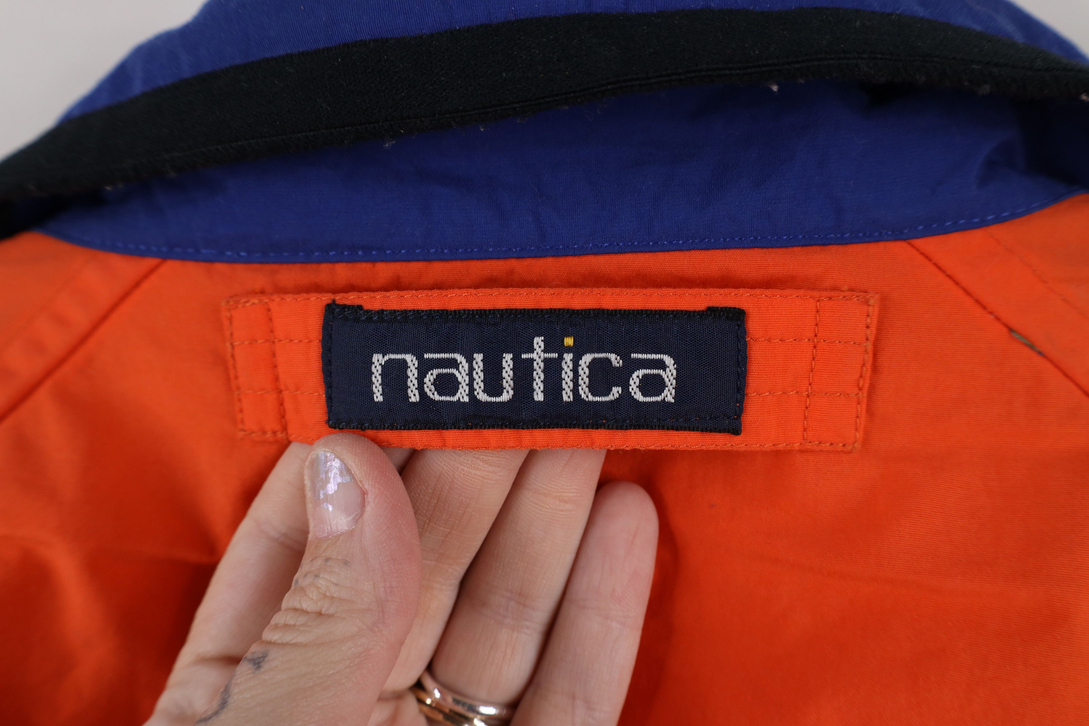 Nautica × Vintage Vintage 90s Nautica Calypso Bay Spell Out Windbreaker Jacket Size US XL / EU 56 / 4 - 12 Thumbnail