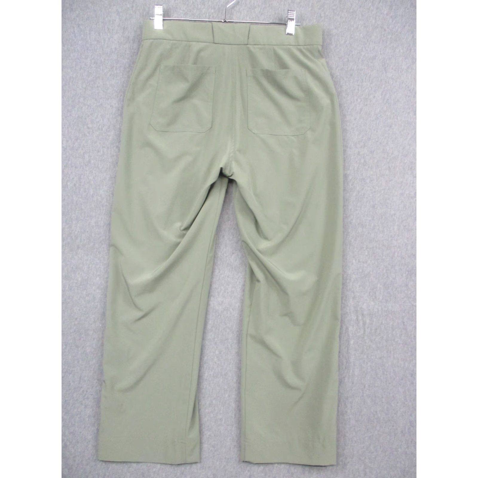 Athleta Athleta Pants Womens 4 Green Wide Leg Stretch Recycled Polyester Athleisure Size 27" / US 4 / IT 40 - 6 Thumbnail