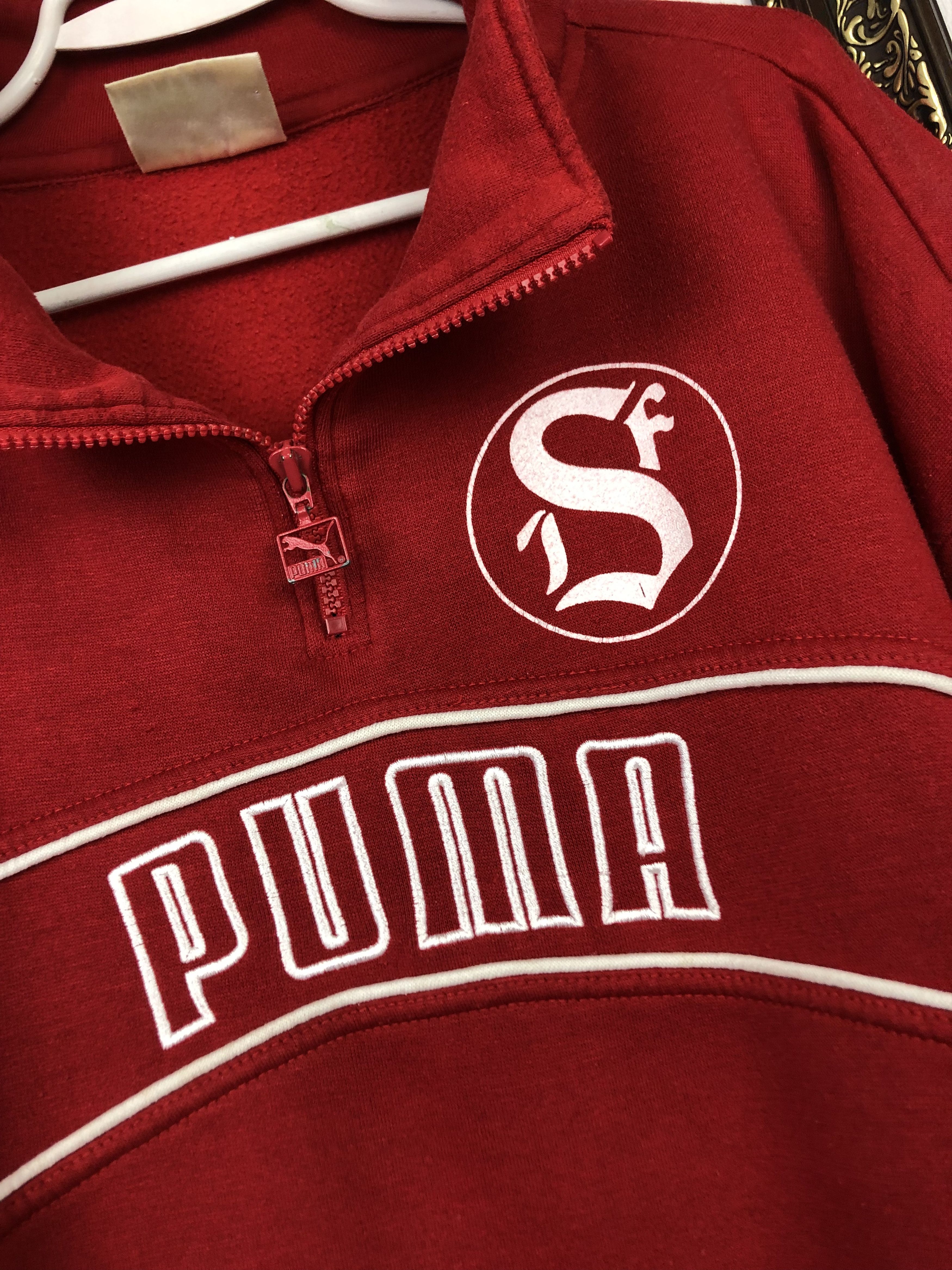 Puma Vintage Sandviken Football Jacket Soccer Track Sweatshirt Size US XL / EU 56 / 4 - 3 Thumbnail