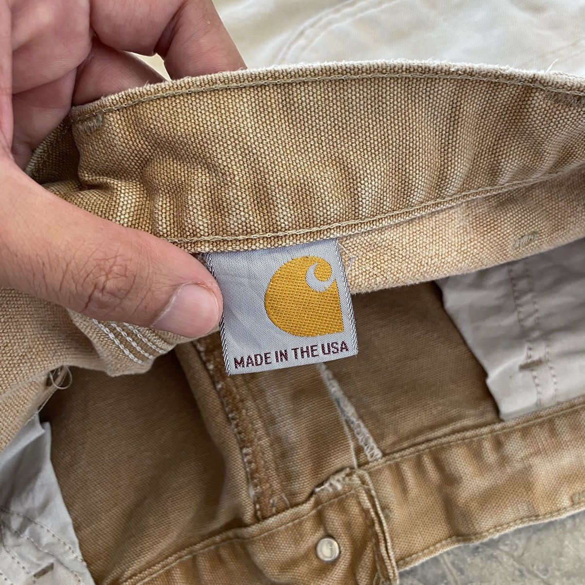 Carhartt VTG Carhartt Double Knee Faded Dirty Carpenter Pants Size US 36 / EU 52 - 24 Thumbnail