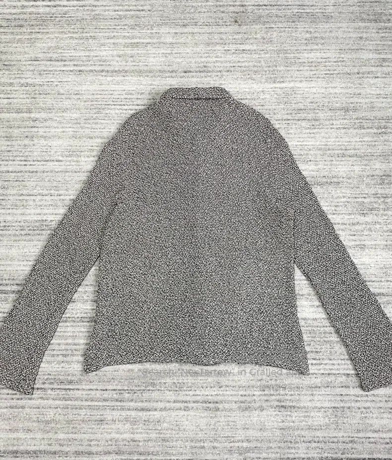 Our Legacy Our Legacy Snowflake Knit Cardigan Black and White Thick K Size US S / EU 44-46 / 1 - 2 Thumbnail