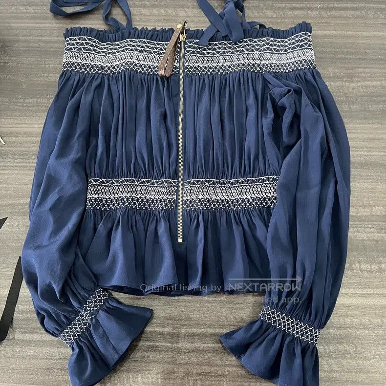 Louis Vuitton Louis Vuitton Blue lace dress Size XS / US 0-2 / IT 36-38 - 2 Thumbnail