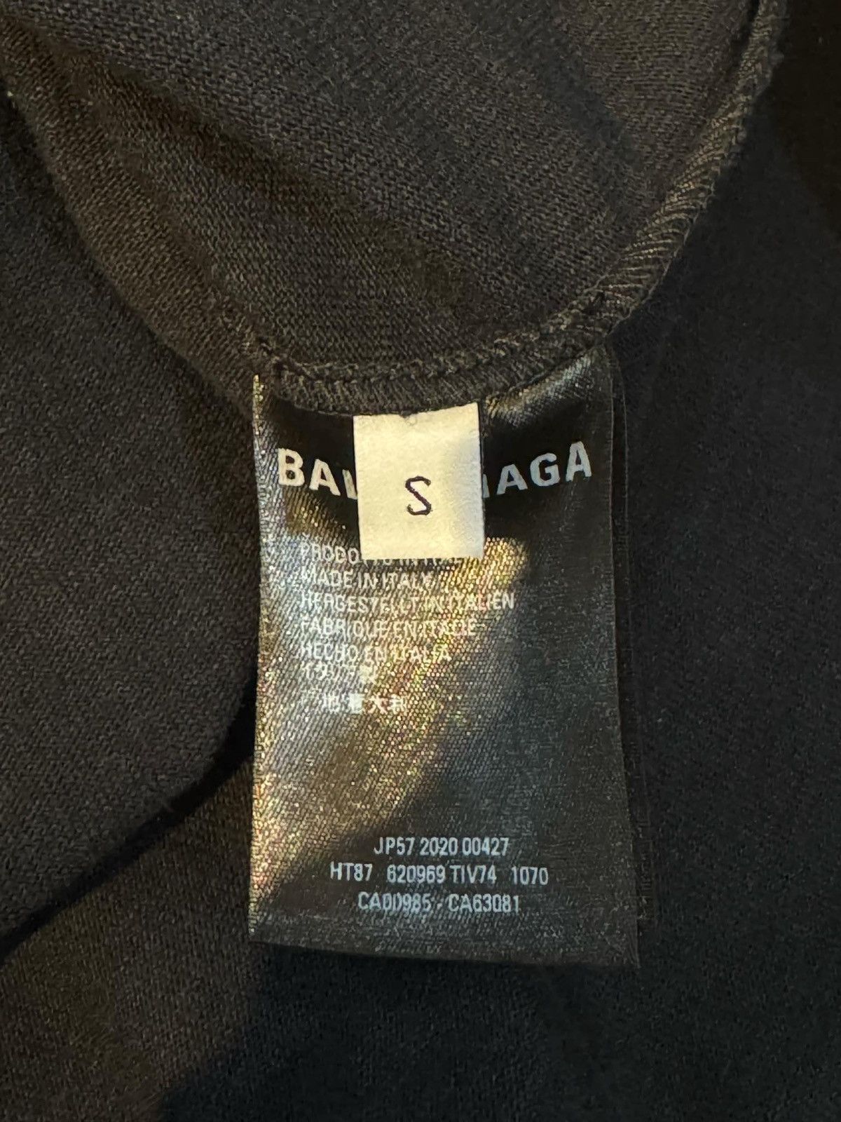 Balenciaga Balenciaga Crew tee Size US S / EU 44-46 / 1 - 6 Thumbnail