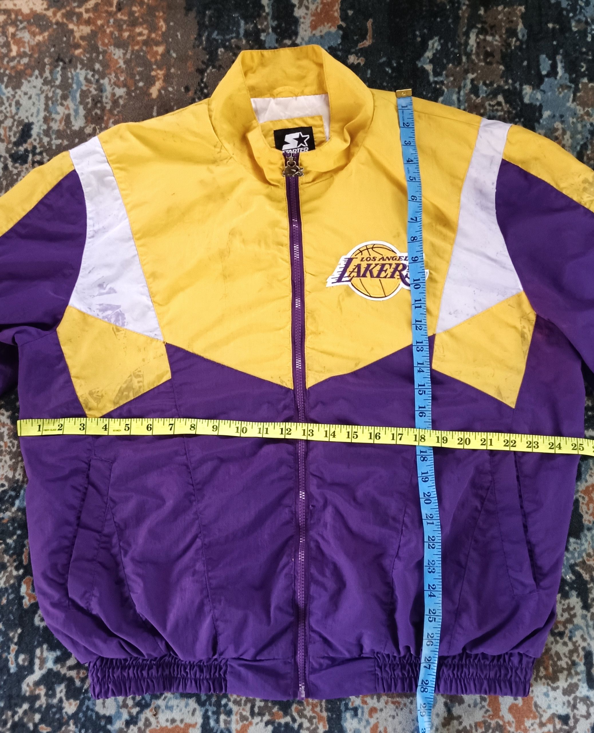 NBA × Starter × Vintage Vintage🔥🔥 L A Lakers Starter Full Zipper Size US XL / EU 56 / 4 - 24 Thumbnail
