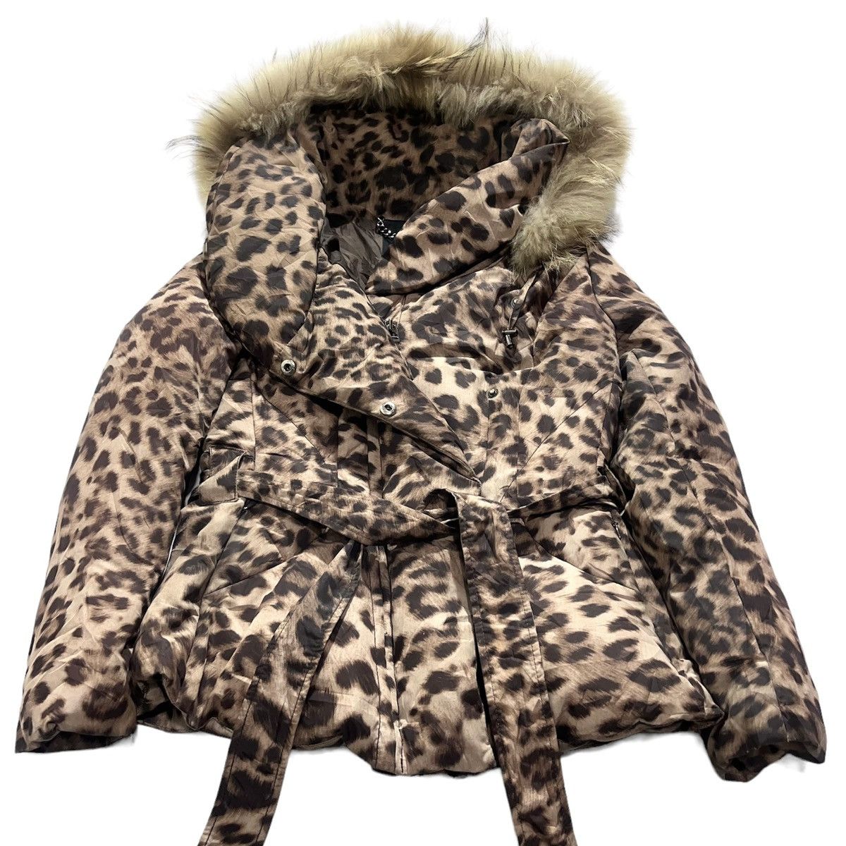 If Six Was Nine 2000s Jessi New York Leopard Fur Bono Jacket Lgb Goa Style Size US M / EU 48-50 / 2 - 4 Thumbnail