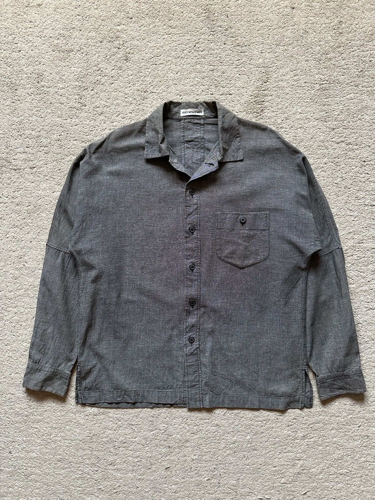 【セール 登場から人気沸騰】 Vintage × Miyake Issey 1990s Yoke oversized Men Miyake Issey トップス