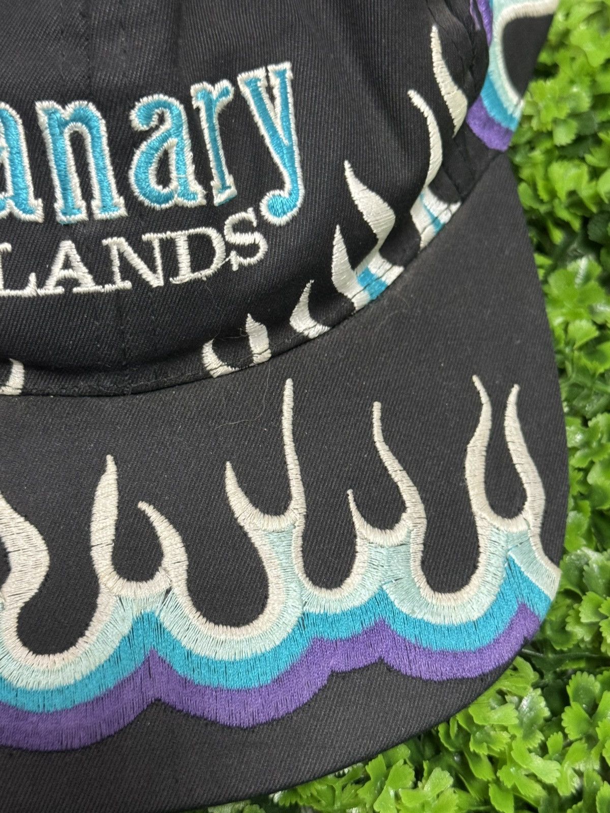 Vintage Vintage Canary Island Flame Throw Black Cap Y2K Size ONE SIZE - 11 Thumbnail