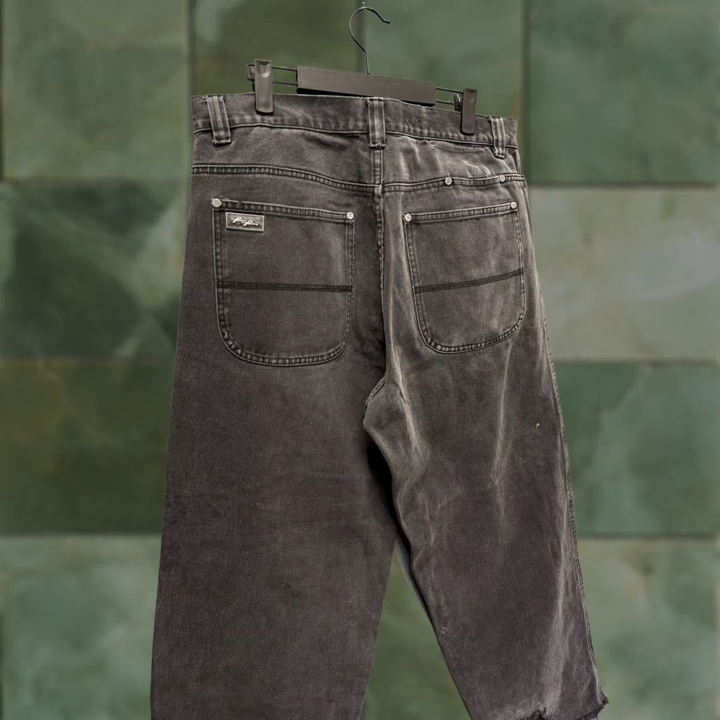 Pelle Pelle VINTAGE Pelle Pelle Jeans Co Denim Pants Size 36 Black Baggy Distressed Men’s Size US 36 / EU 52 - 1 Thumbnail