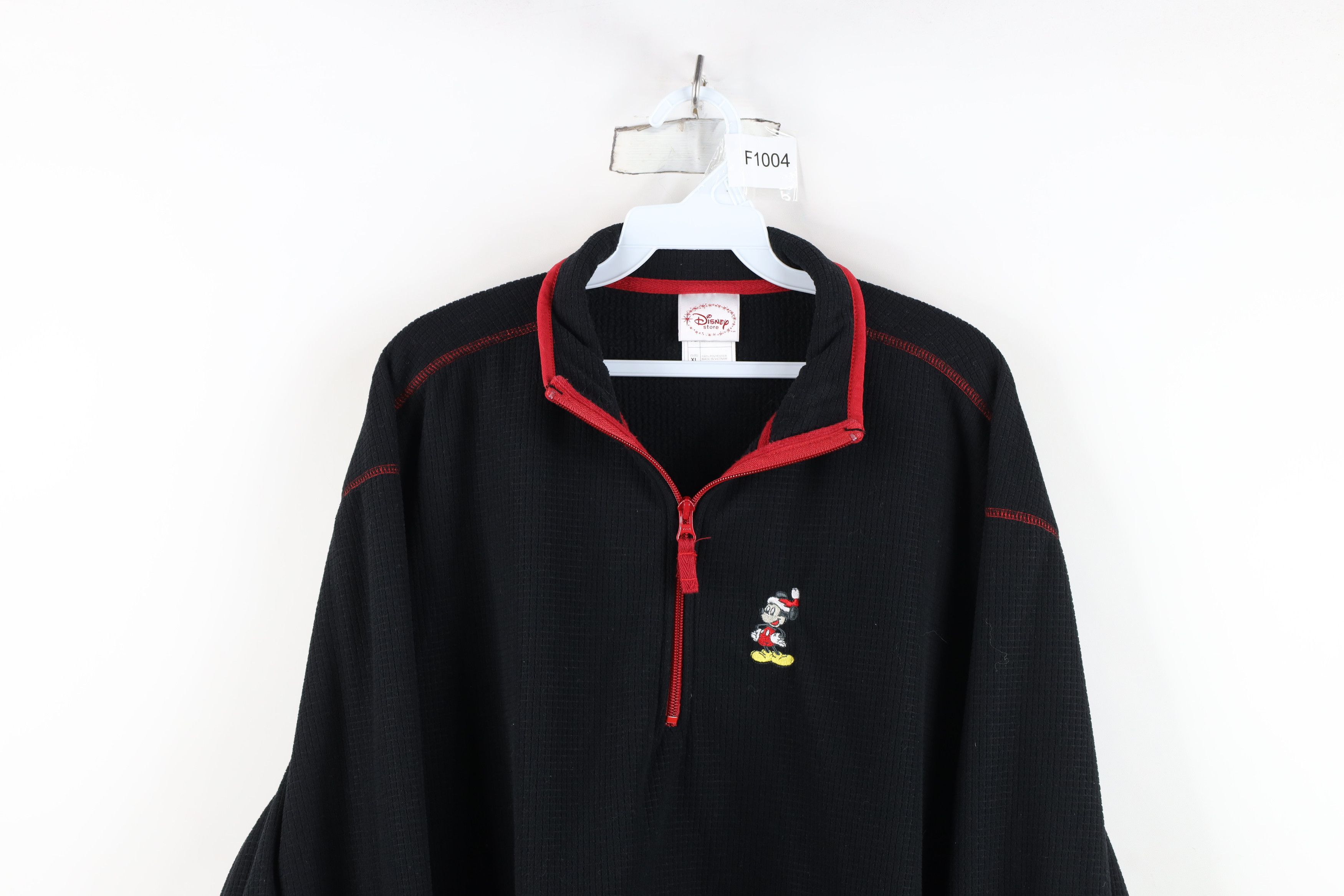Disney Vintage Disney Christmas Mickey Mouse Thermal Waffle Sweater Size US XL / EU 56 / 4 - 2 Thumbnail