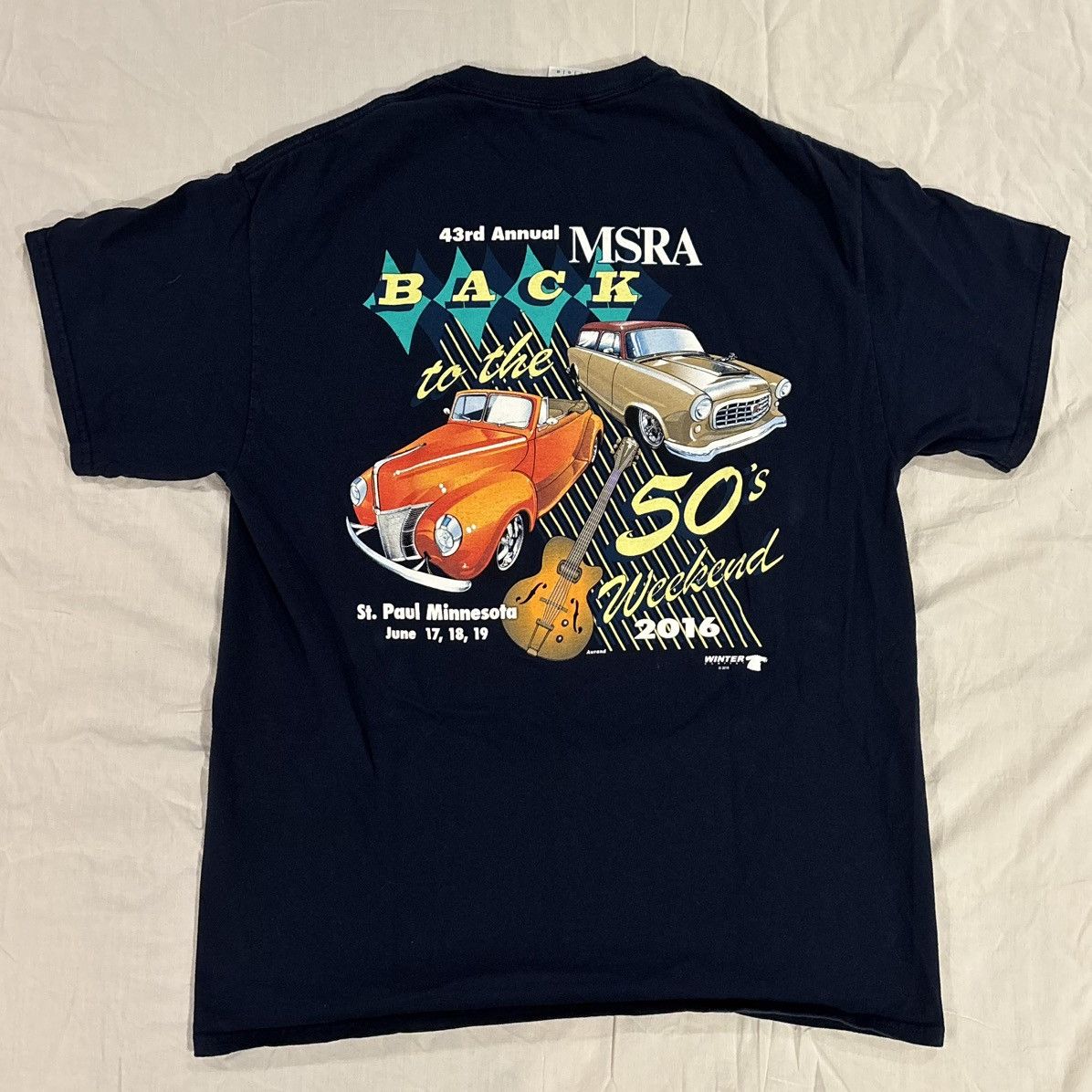 Gildan MSRA Car Tee Navy Size L Size US L / EU 52-54 / 3 - 1 Thumbnail