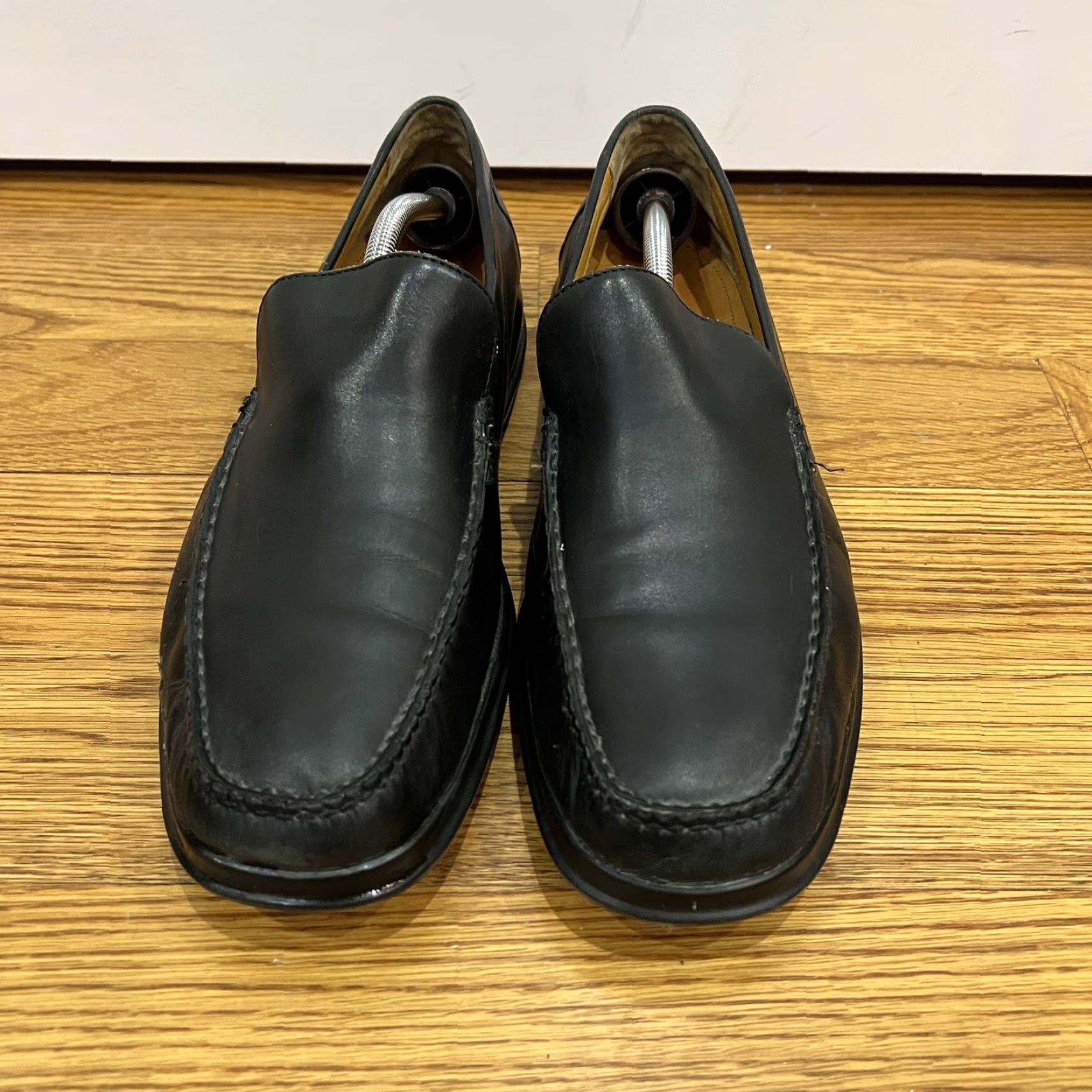 Cole Haan Cole Haan Air Dempsey Black Leather Slip On Loafers Size 11M Mens Casual Comfort Size US 11 / EU 44 - 3 Thumbnail