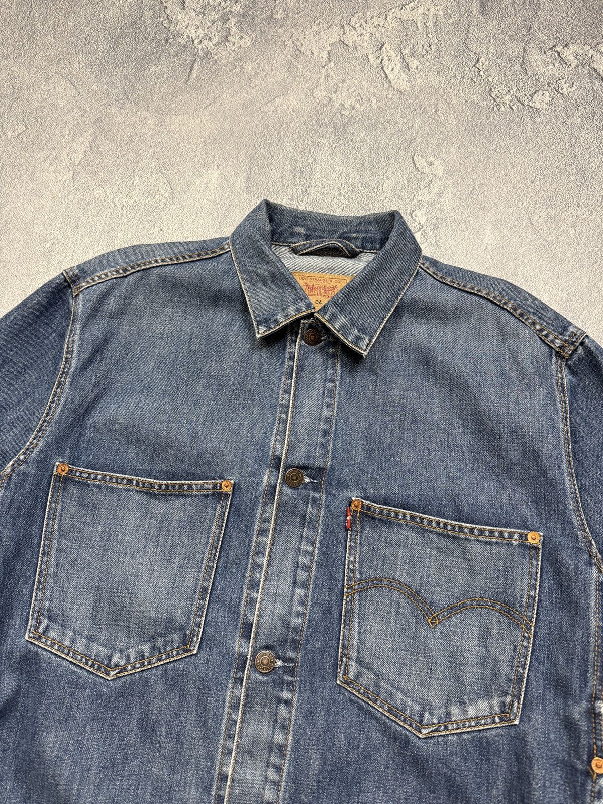 Levi's 90s Vintage Denim Retro Track Double Pocket Jacket Size US XL / EU 56 / 4 - 3 Thumbnail