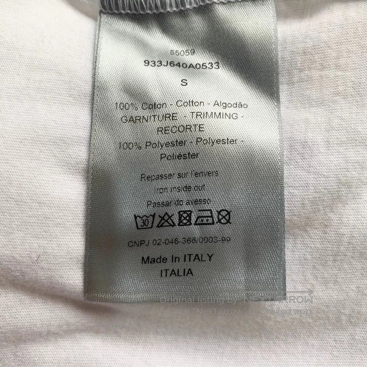 Dior white dior logo cotton t. Size US S / EU 44-46 / 1 - 7 Thumbnail